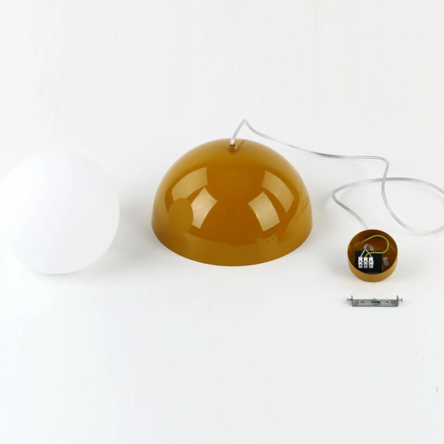 Fashion Ozdobna lampa wisząca do kuchni TK 10275 BONO OCHRA | Kaja Oświetlenie Żyrandole Nowoczesne