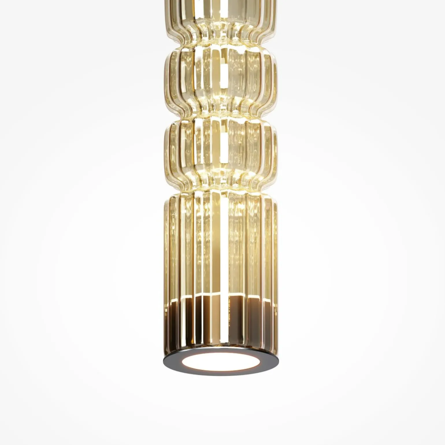 Outlet Ozdobna lampa wisząca, ledowa tuba MOD272PL-L12BS3K z serii ORDO Żyrandole Nowoczesne