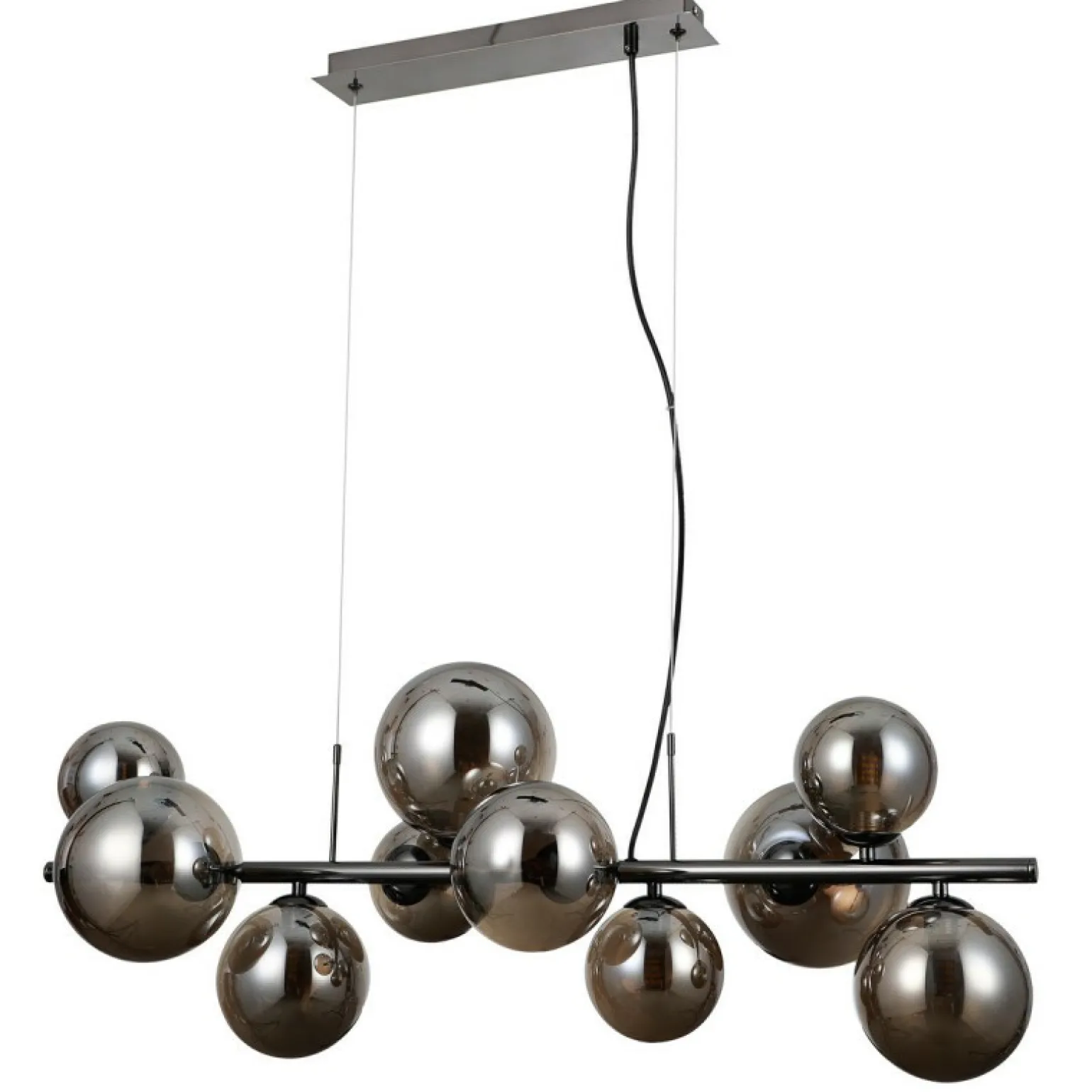 Fashion Ozdobna lampa wisząca nad stół PND-406007-10A-BCR z serii CANELLO Żyrandole Nowoczesne