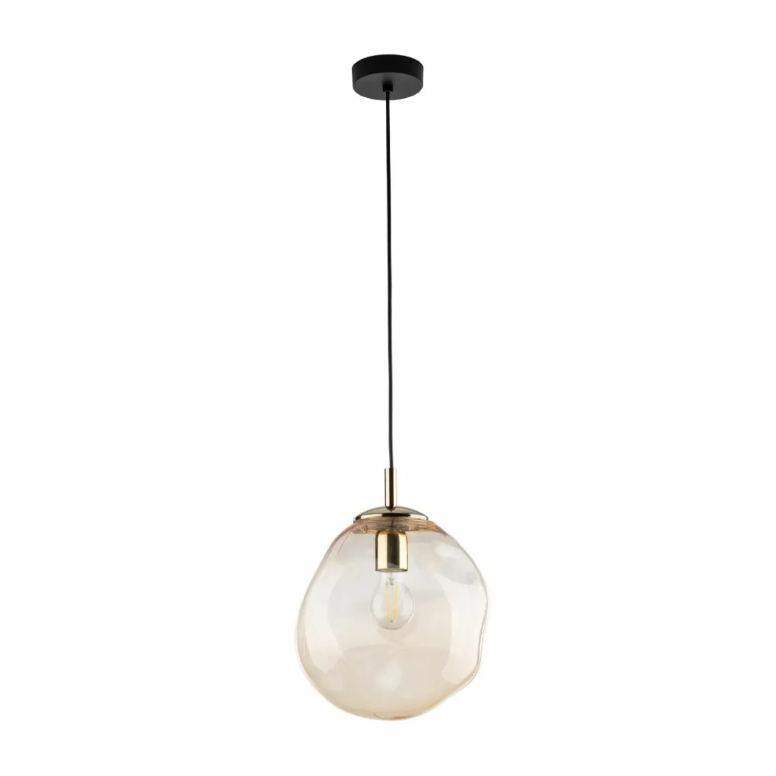 Outlet Ozdobna lampa wisząca, nieregularny klosz TK 10083 SOL MINI | Kaja Żyrandole Nowoczesne