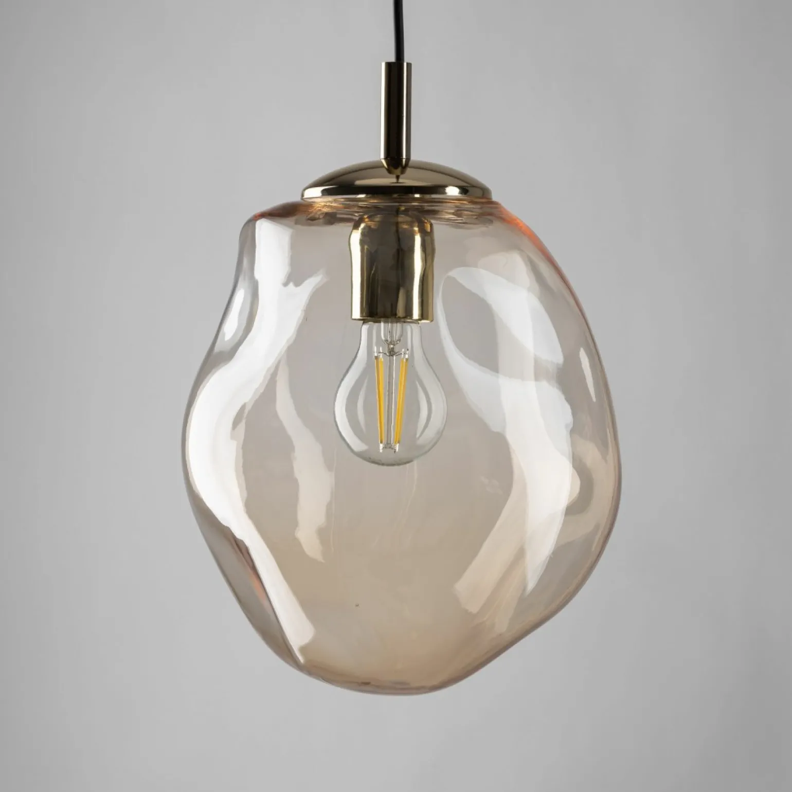 Outlet Ozdobna lampa wisząca, nieregularny klosz TK 10083 SOL MINI | Kaja Żyrandole Nowoczesne