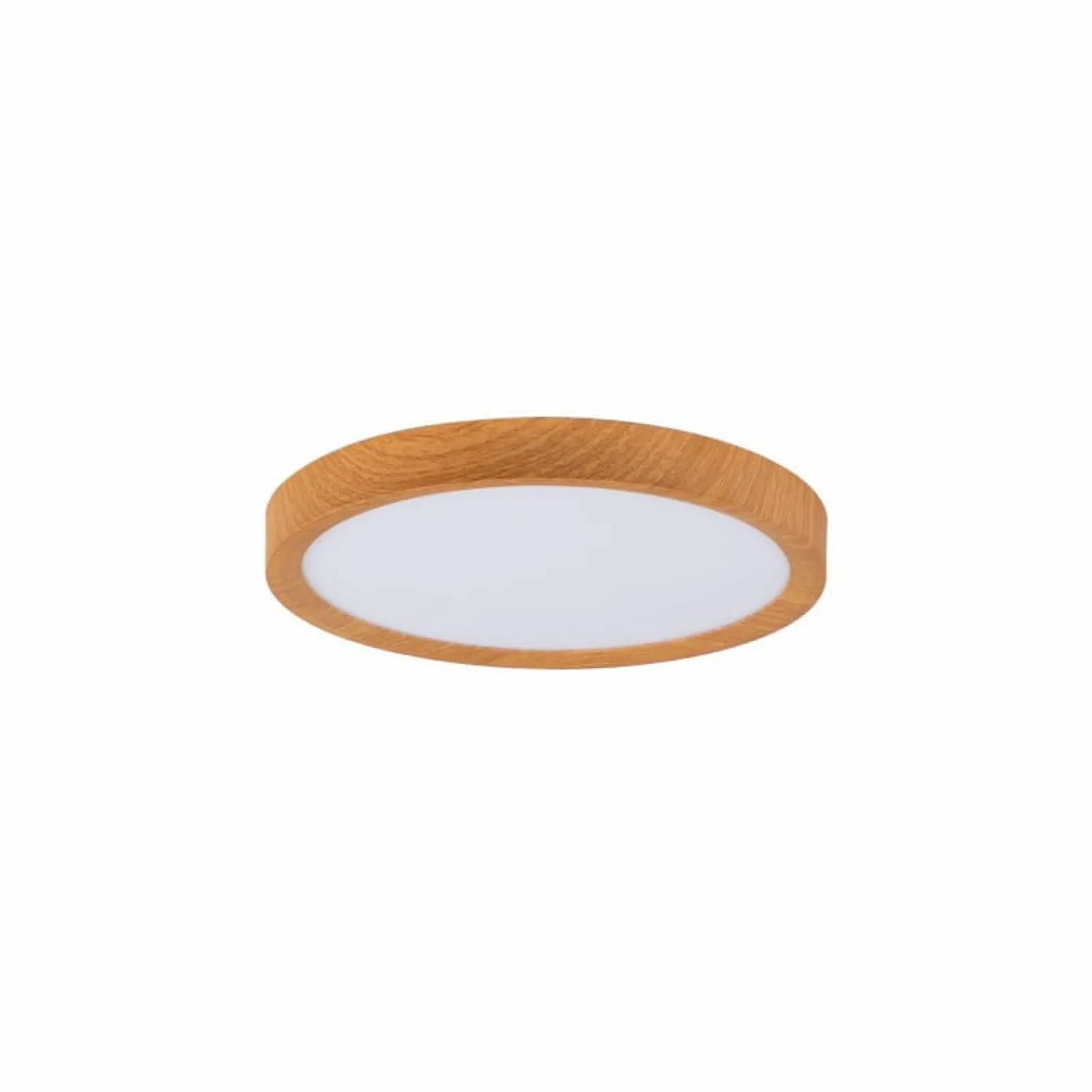 Sklep Kaja Płaska, drewniana lampa LED, koło 30cm ABR-PLO-OCED-24W MAZE | Kaja* Lampy Led | Plafony Nowoczesne