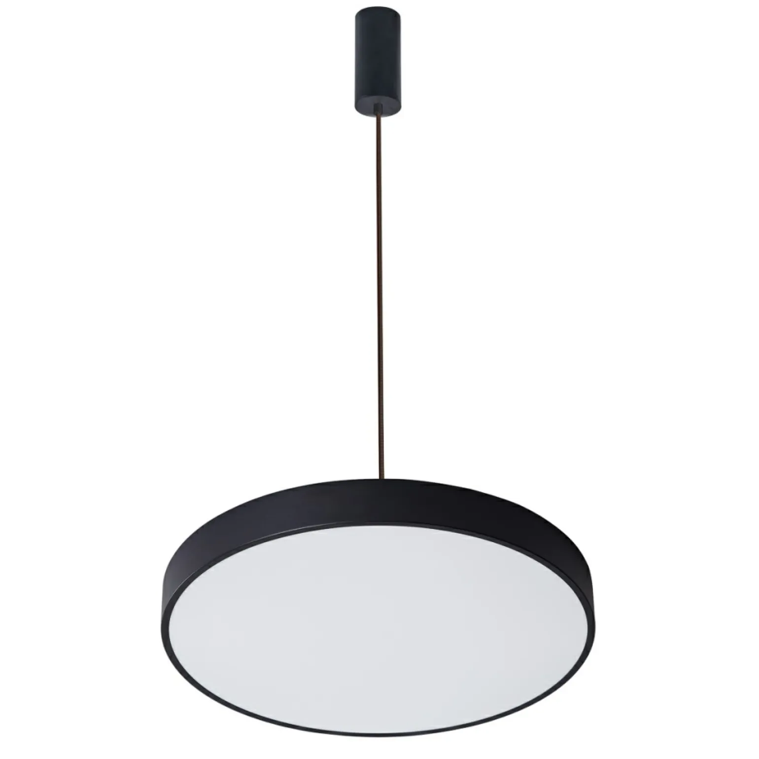 Discount Płaski żyrandol LED na zwisie 5361-830RP-BK-3 ORBITAL | Kaja Żyrandole Nowoczesne