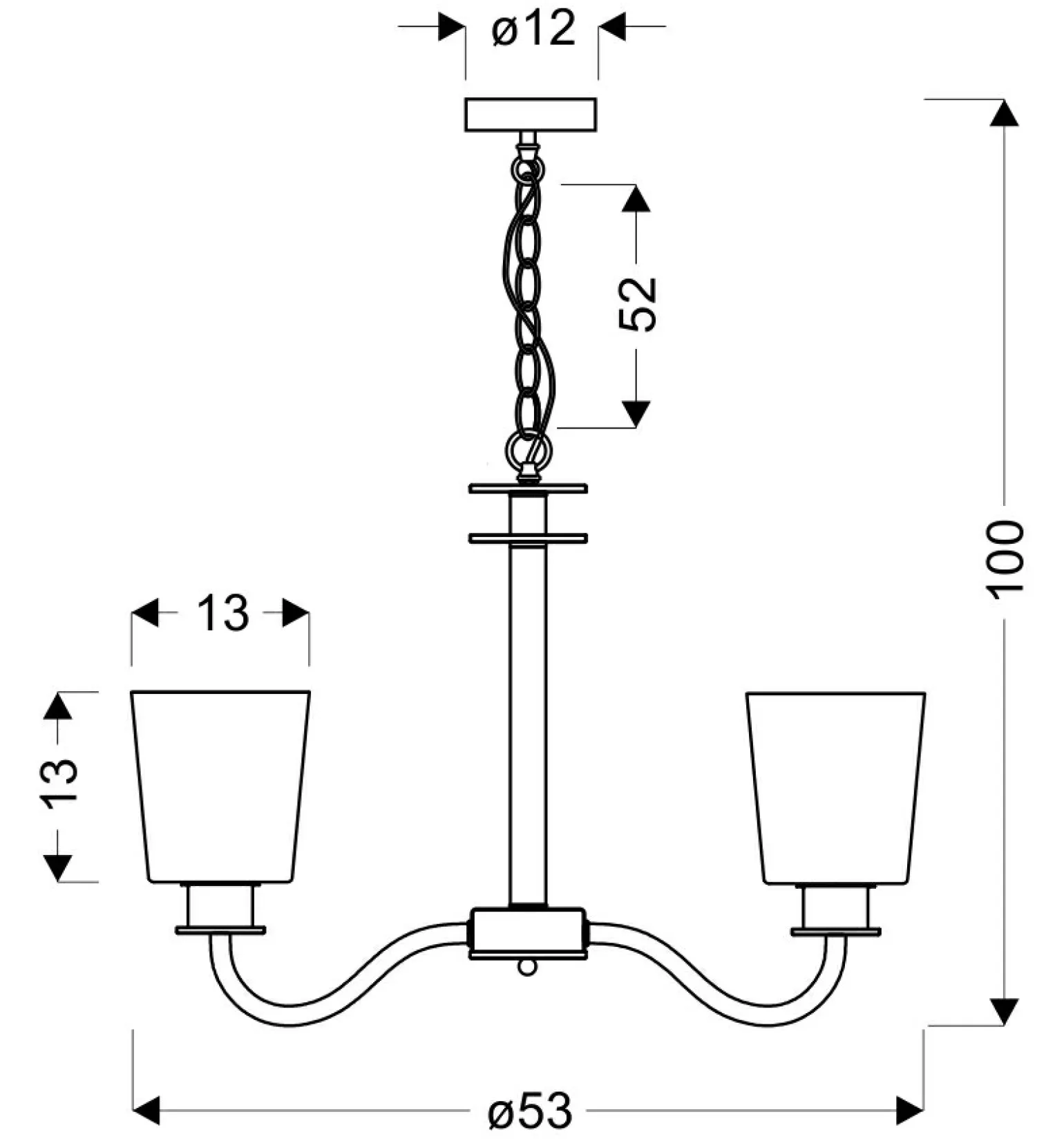 Discount Pięcioramienna lampa wisząca, do salonu 35-74249 z serii SCHUBERT Żyrandole Nowoczesne