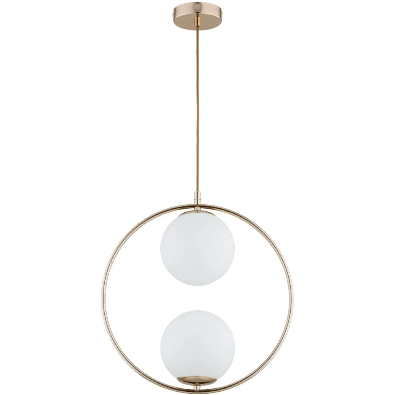 Outlet Pionowa lampa wisząca, mleczne klosze AL 62442 z serii AVIA Żyrandole Nowoczesne