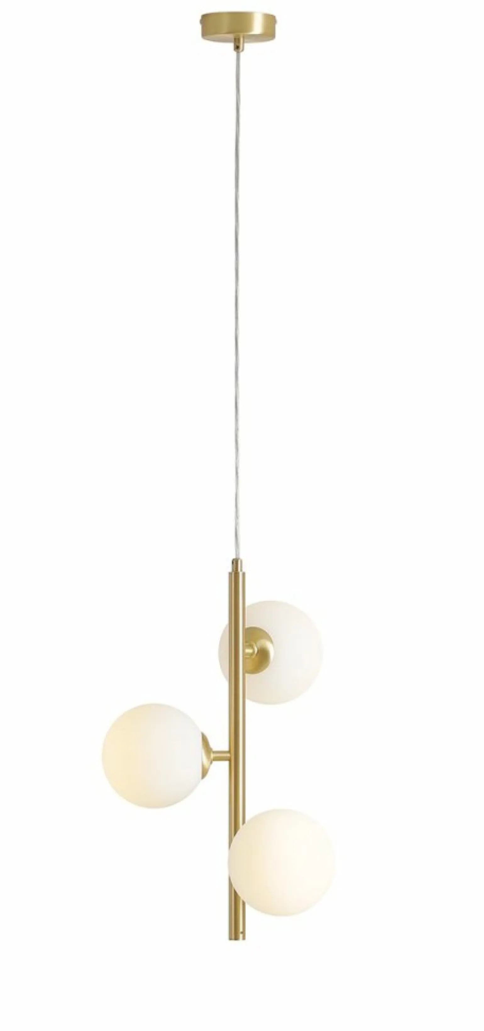 Best Sale Pionowa lampa wisząca z kulistymi kloszami 1120E40_S z serii FIN Żyrandole Nowoczesne