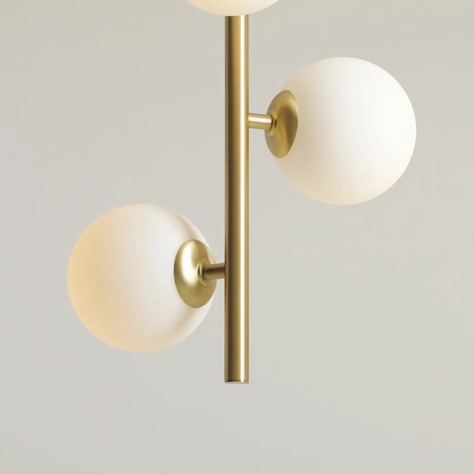 Best Sale Pionowa lampa wisząca z kulistymi kloszami 1120E40_S z serii FIN Żyrandole Nowoczesne