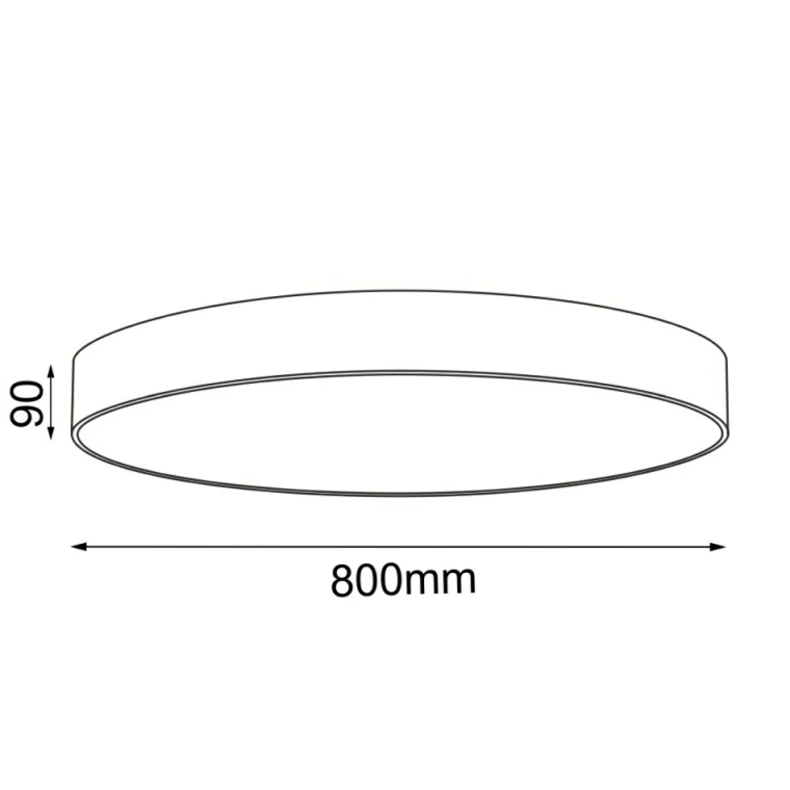 Sklep Kaja Plafon do dużego pomieszczenia ⌀80cm ANT 1295 SENGO | Kaja Oświetlenie* Plafony Klasyczne | Plafony Nowoczesne