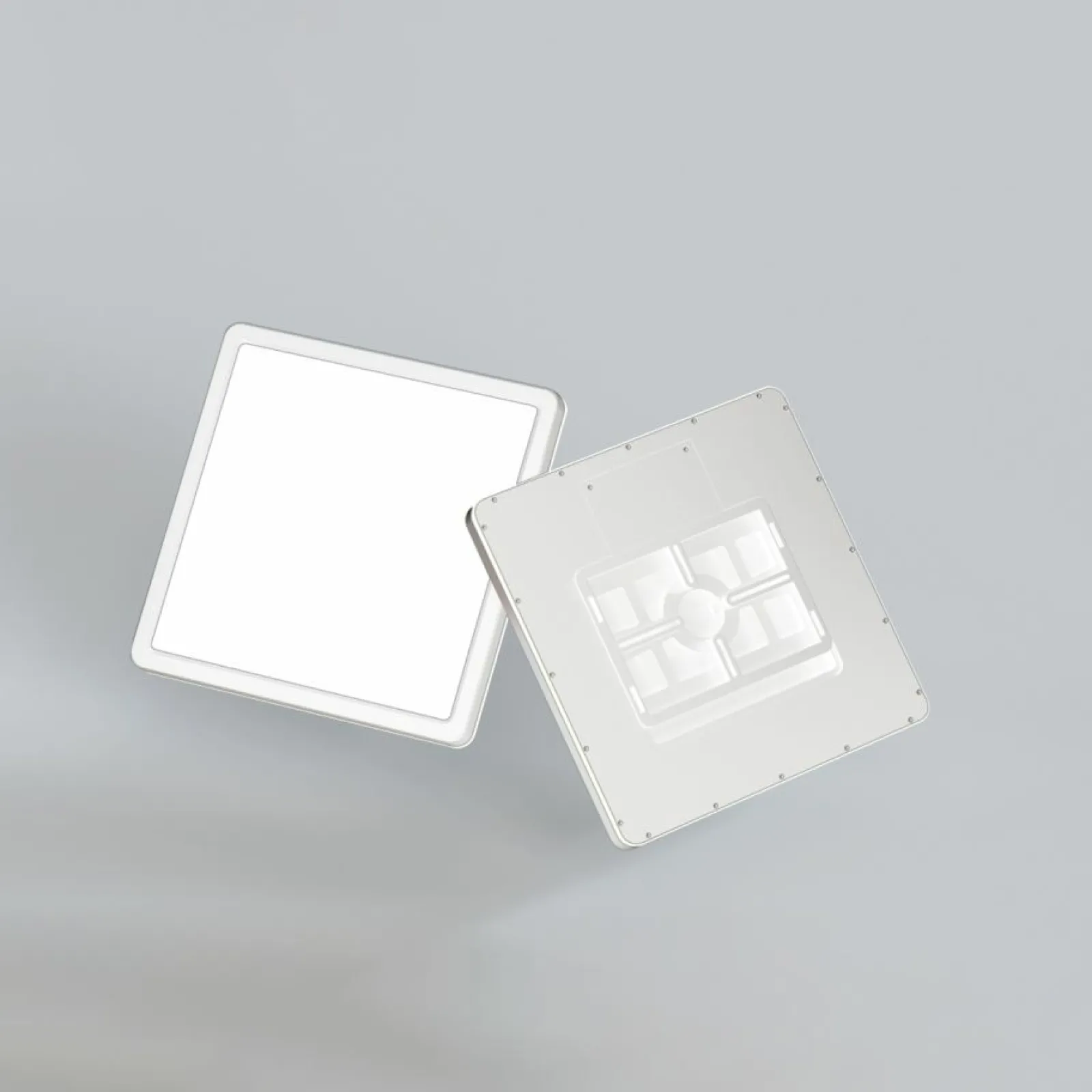 Sklep Kaja Plafon LED ze świecącą ramką 30x30 PLF-39573-300S-28W-WH ALERIA | Kaja* Lampy Led | Plafony Nowoczesne