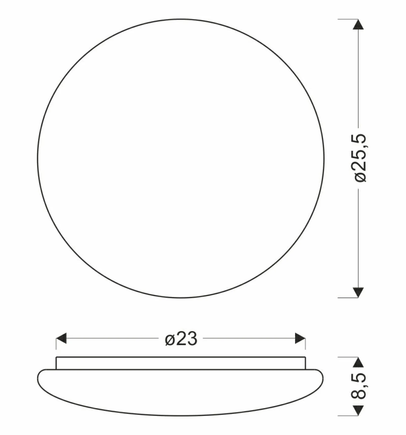 Sklep Kaja Plafon natynkowy z neutralnym światłem ⌀25,5cm 12-28785 BELINA | Kaja* Lampy Led | Plafony Klasyczne