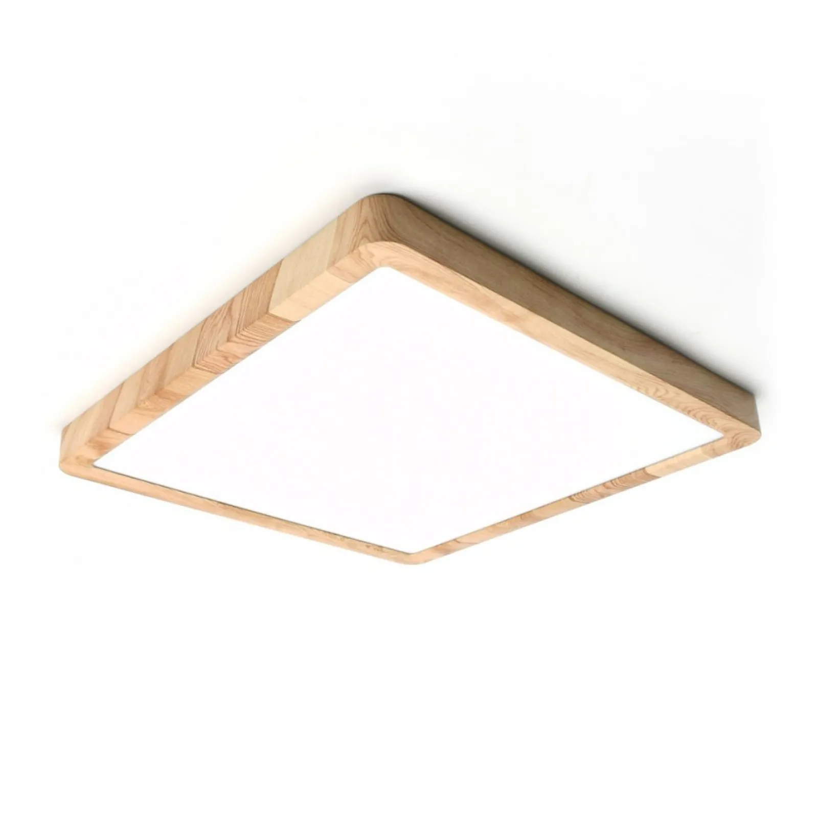 Sklep Kaja Plafon sufitowy, drewniana oprawa PLF-63827-300L-24W-WO z serii OLBIS* Plafony Nowoczesne | Lampy Led
