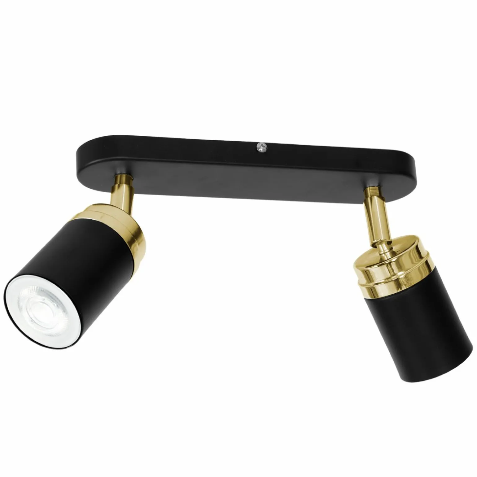 Sale Podwójna lampa sufitowa, czarne reflektorki LX 5164 z serii RENO Żyrandole Nowoczesne