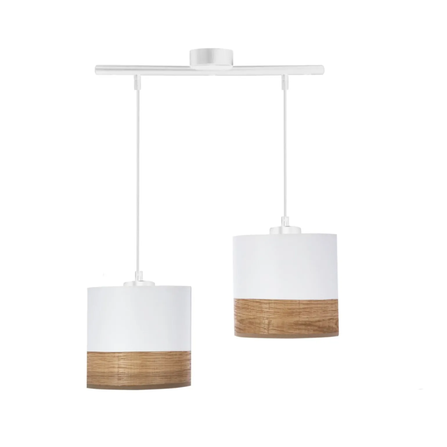 Best Sale Podwójna lampa wisząca z klasycznymi abażurami 32-21632 PORTO | Kaja Żyrandole Nowoczesne
