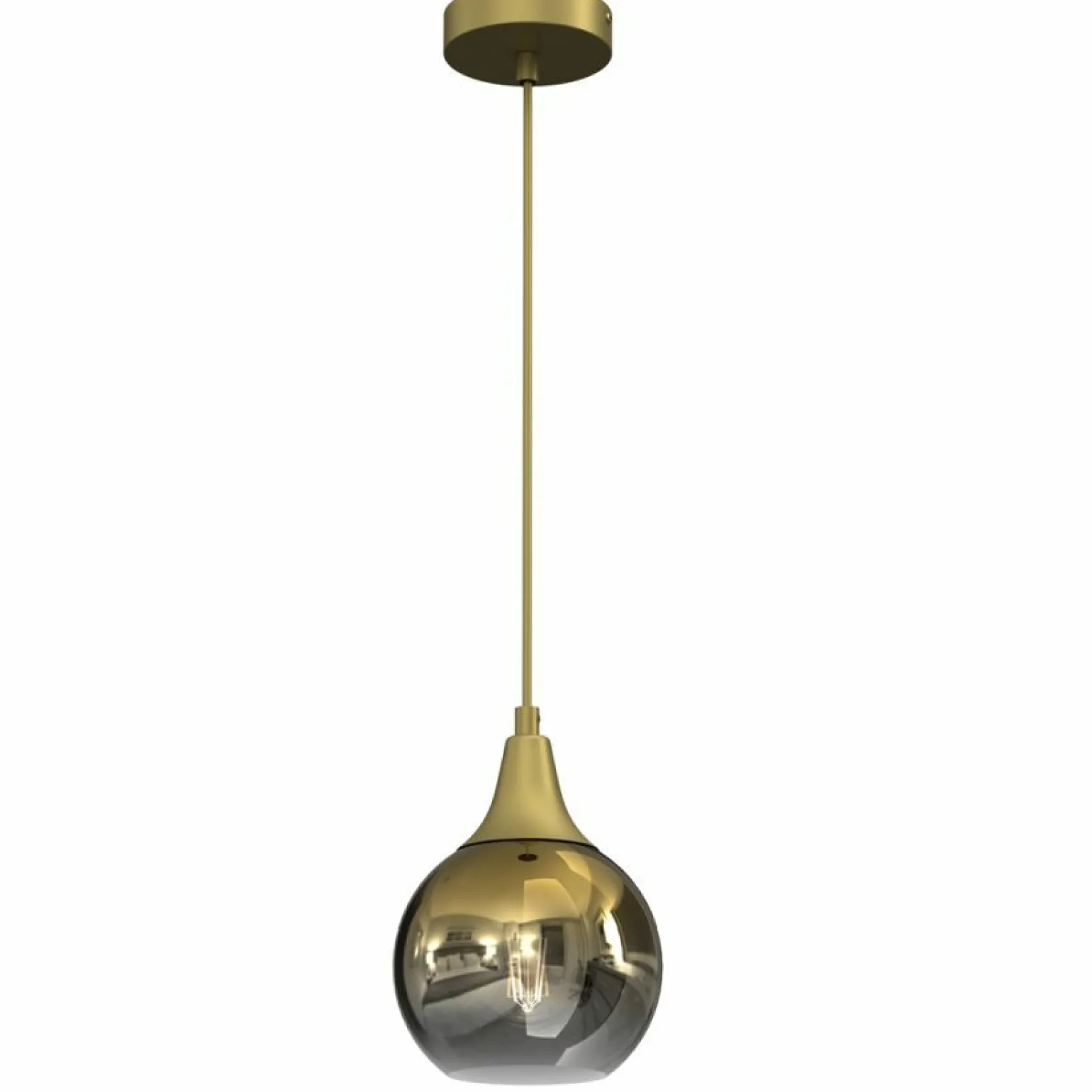 Flash Sale Pojedyncza, efektowna lampa wisząca gruszka MLP8401 MONTE | Kaja Żyrandole Nowoczesne