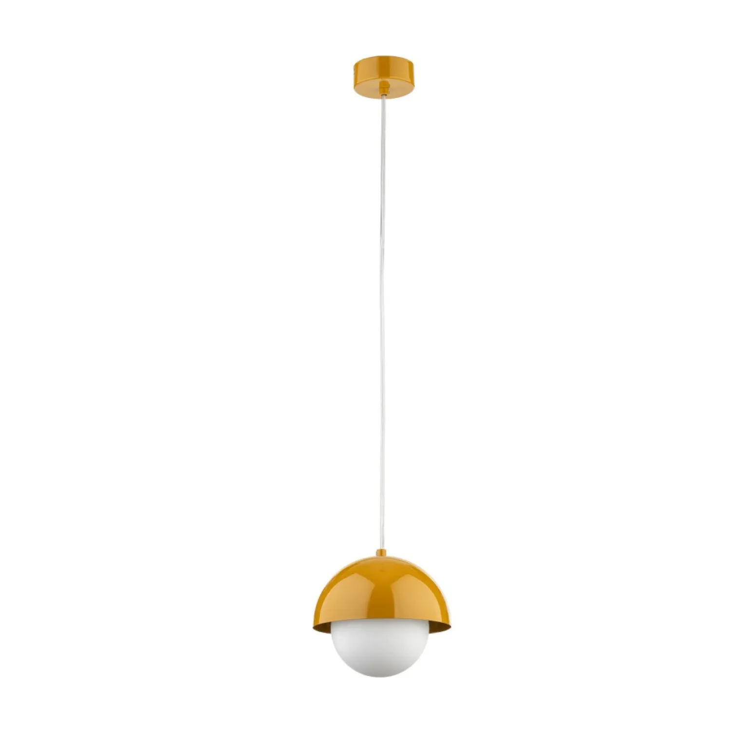 Fashion Pojedyncza, kolorowa lampa wisząca TK 10265 BONO OCHRA | Kaja Żyrandole Nowoczesne
