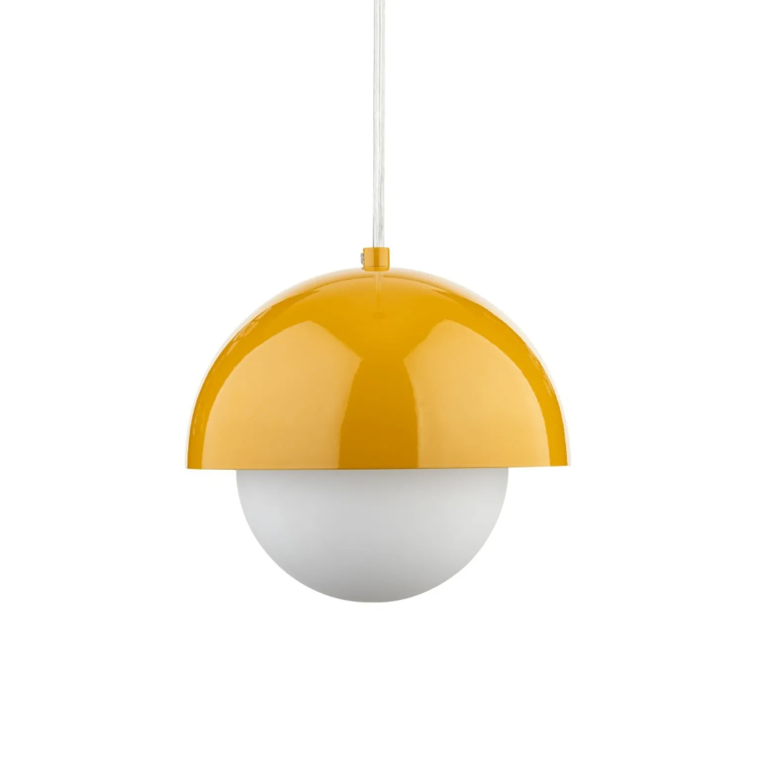 Fashion Pojedyncza, kolorowa lampa wisząca TK 10265 BONO OCHRA | Kaja Żyrandole Nowoczesne