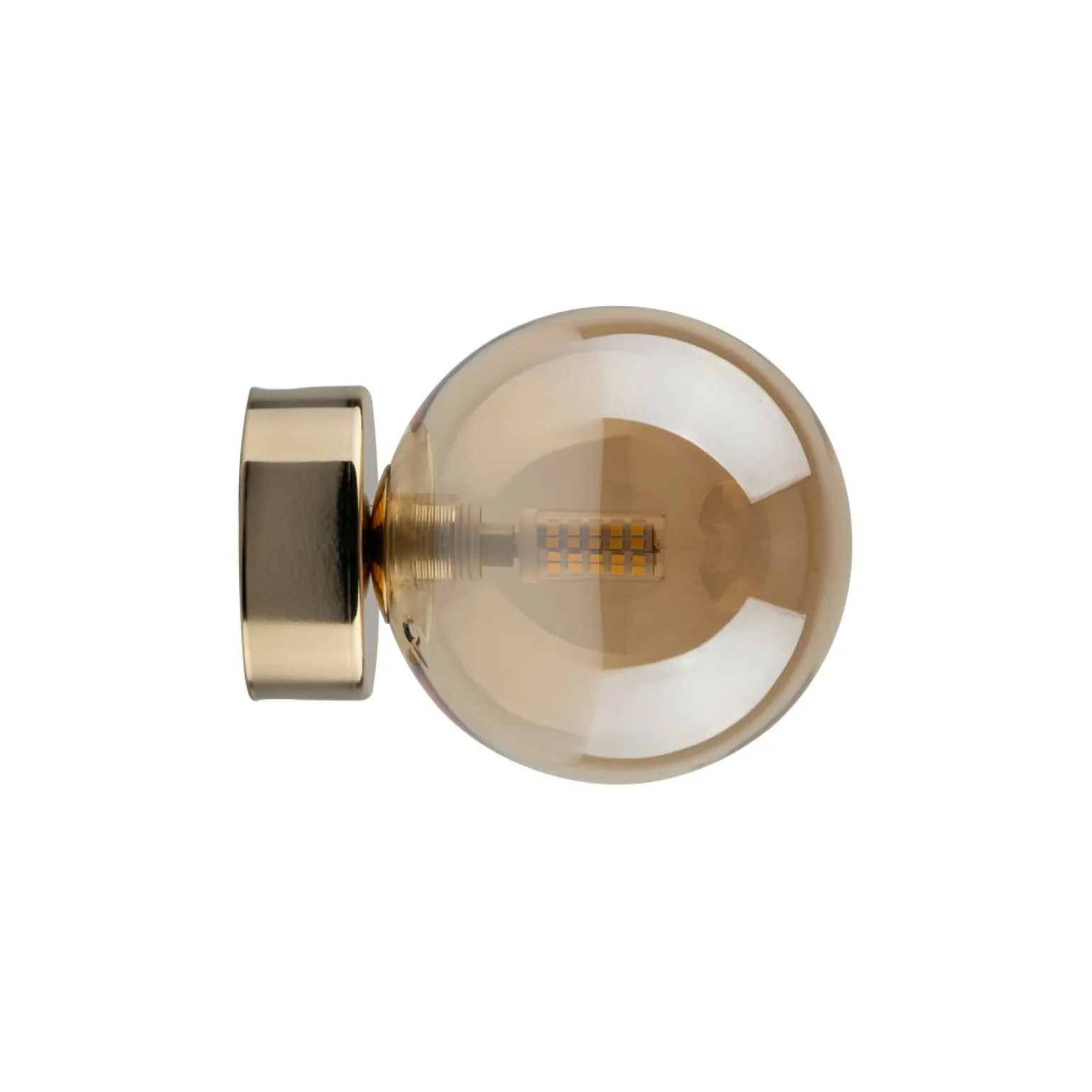 Hot Pojedyncza, kulista lampa sufitowa TK 10257 ESTERA GOLD | Kaja Żyrandole Nowoczesne