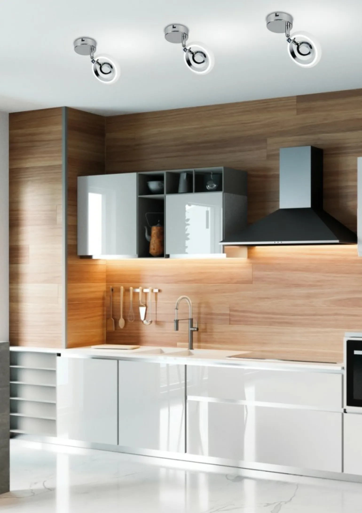 Shop Pojedyncza lampa kinkiet LED z obręczą 91-62000 CELT | Kaja Żyrandole Nowoczesne