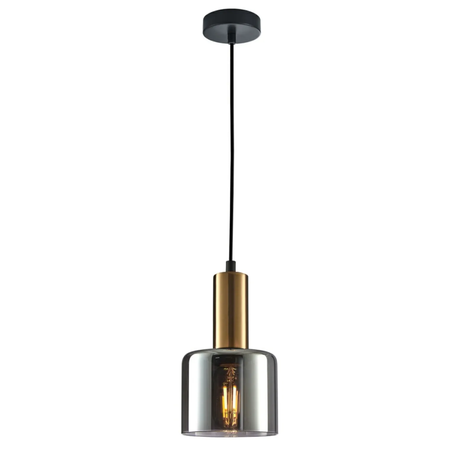 Sale Pojedyncza lampa wisząca PND-65342-1-BRO+SG SANTIA | Kaja Oświetlenie Żyrandole Nowoczesne