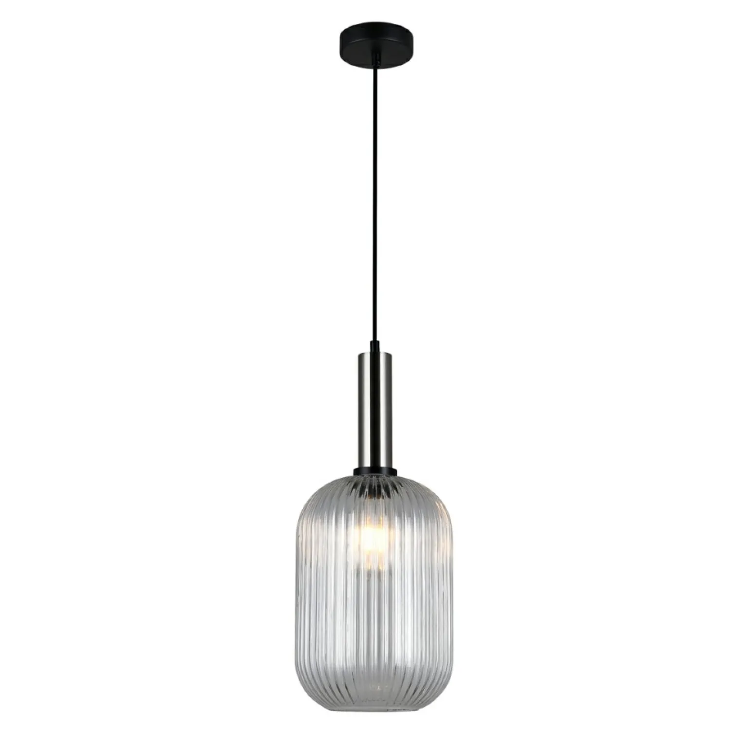 Hot Pojedyncza lampa wisząca PND-5588-1L-SC+CL ANTIOLA | Kaja Oświetlenie Żyrandole Nowoczesne
