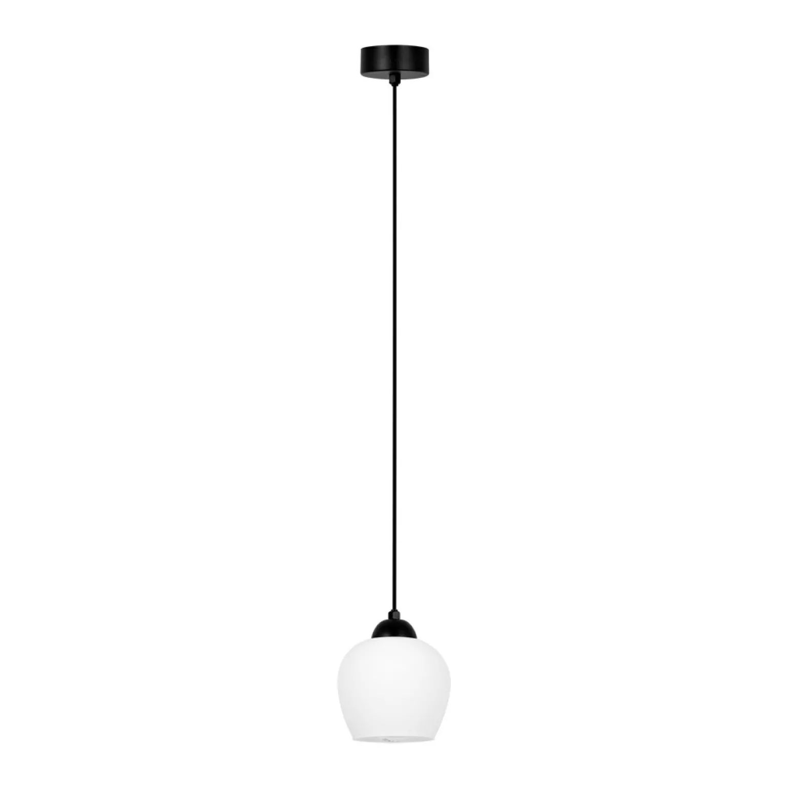 Best Sale Pojedyncza lampa wisząca z białym kloszem K-5600 z serii ABRO Żyrandole Nowoczesne