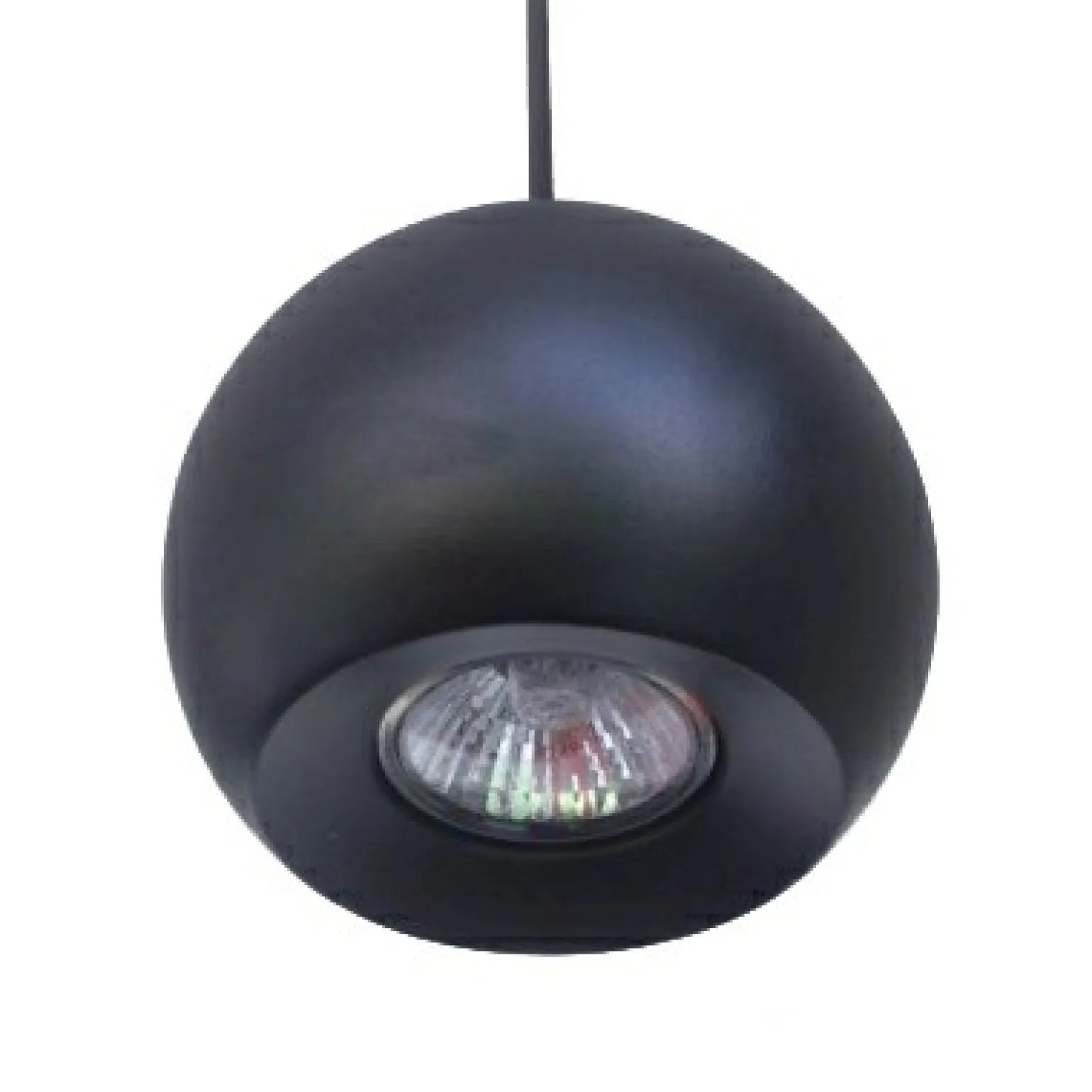 Best Sale Pojedyncza lampa wisząca z kulistą głowicą AZ0630 GULIA BLACK | Kaja Żyrandole Nowoczesne
