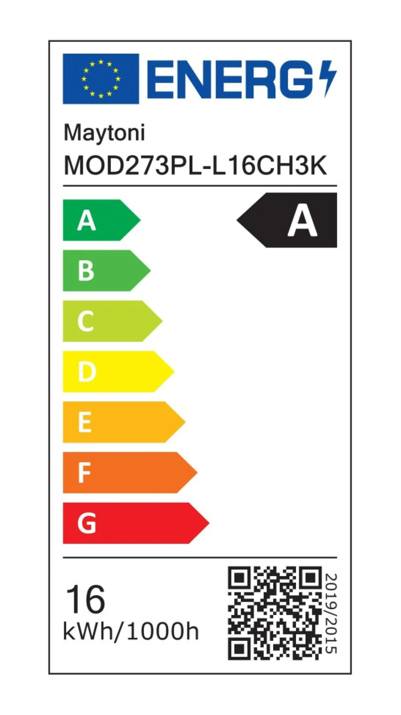 Cheap Pojedyncza, ledowa lampa wisząca MOD273PL-L16CH3K z serii DROP Żyrandole Nowoczesne