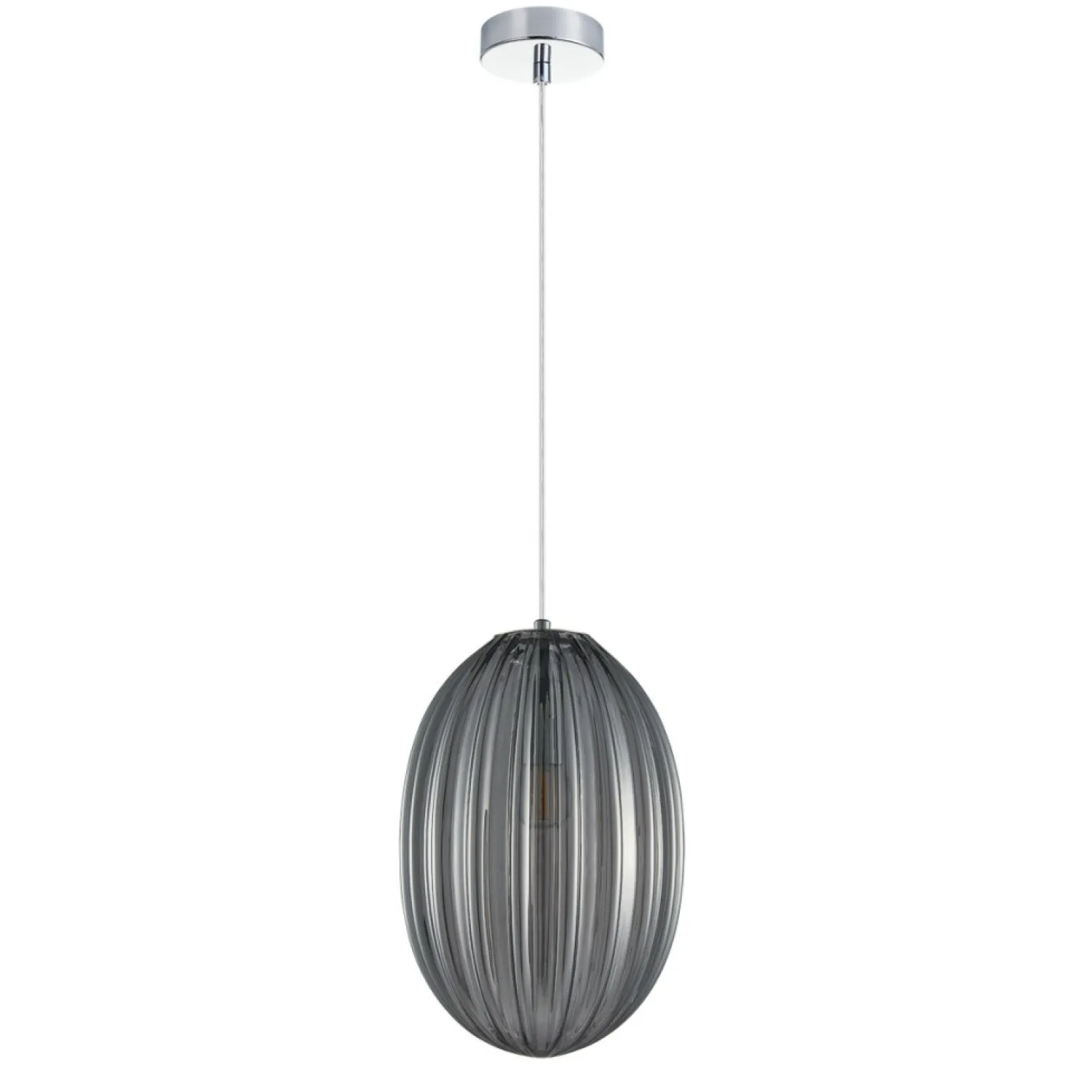 Shop Pojedynczy klosz na zwisie ⌀20cm PND-8112-1B-SG PARLO | Kaja Żyrandole Nowoczesne
