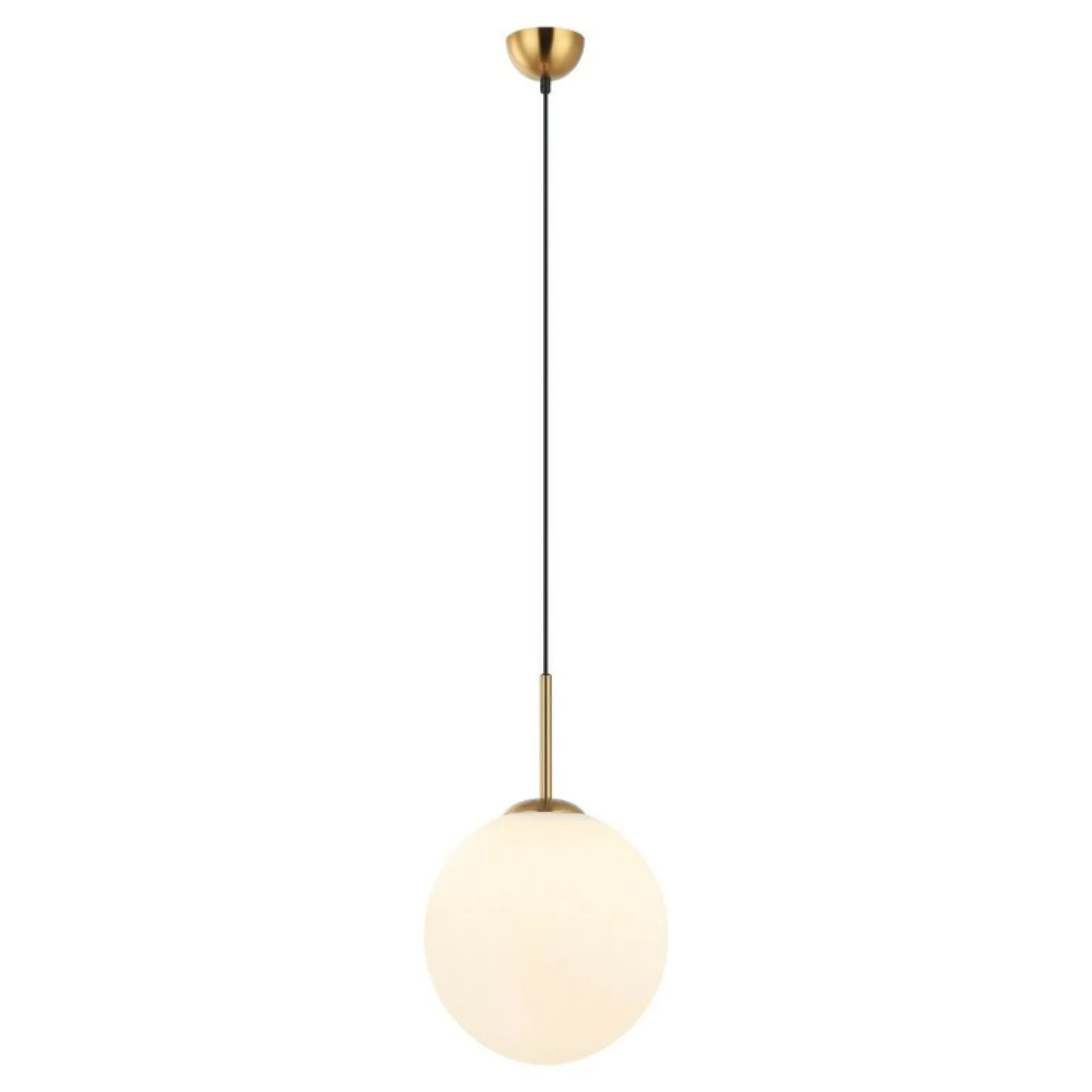 Outlet Pojedynczy, ozdobny zwis do sypialni ⌀30cm PND-5578-1L-BRO - DEORE Żyrandole Nowoczesne