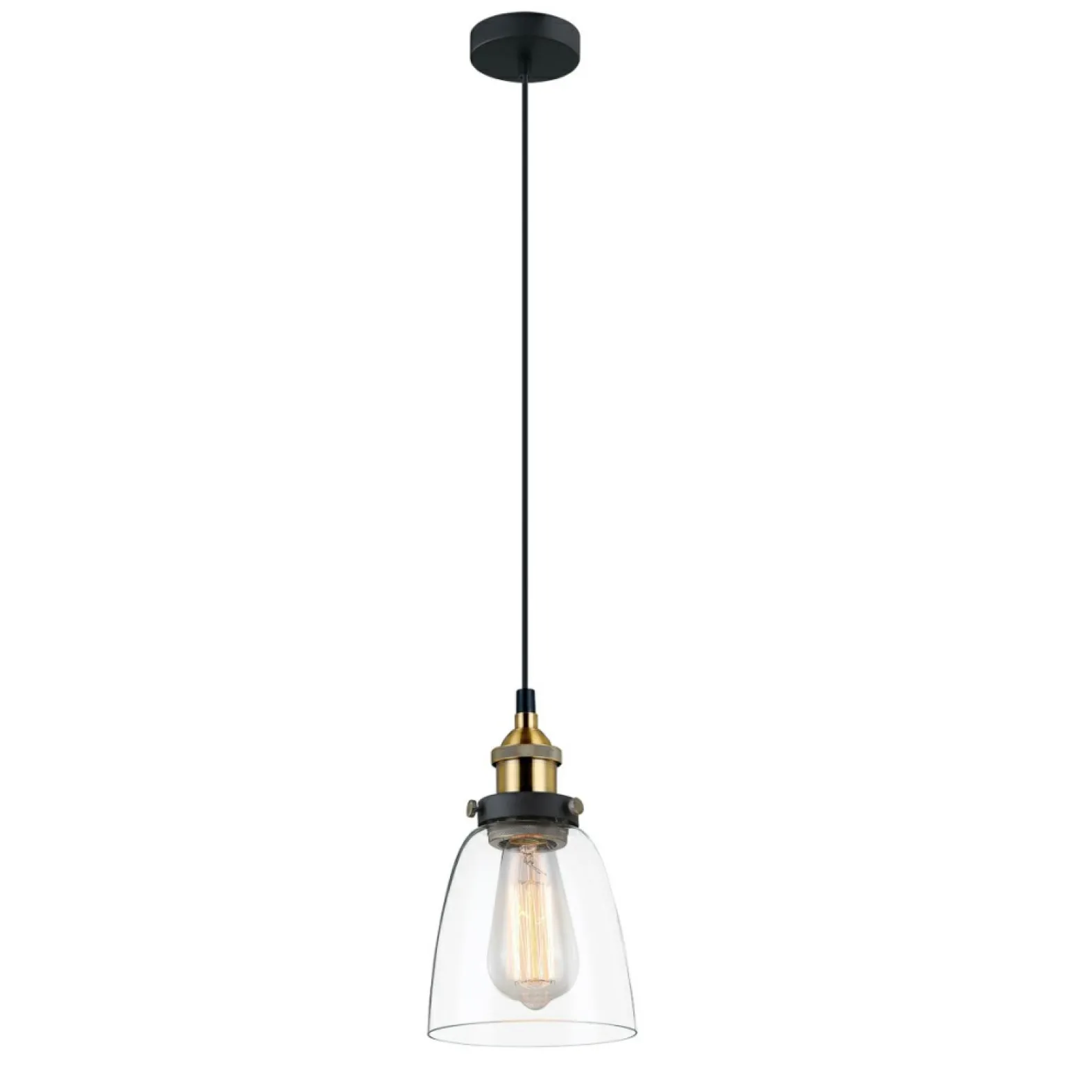 Sale Pojedynczy, regulowany zwis MDM-2563/1 GD+CL FRANCIS | Kaja Żyrandole Nowoczesne