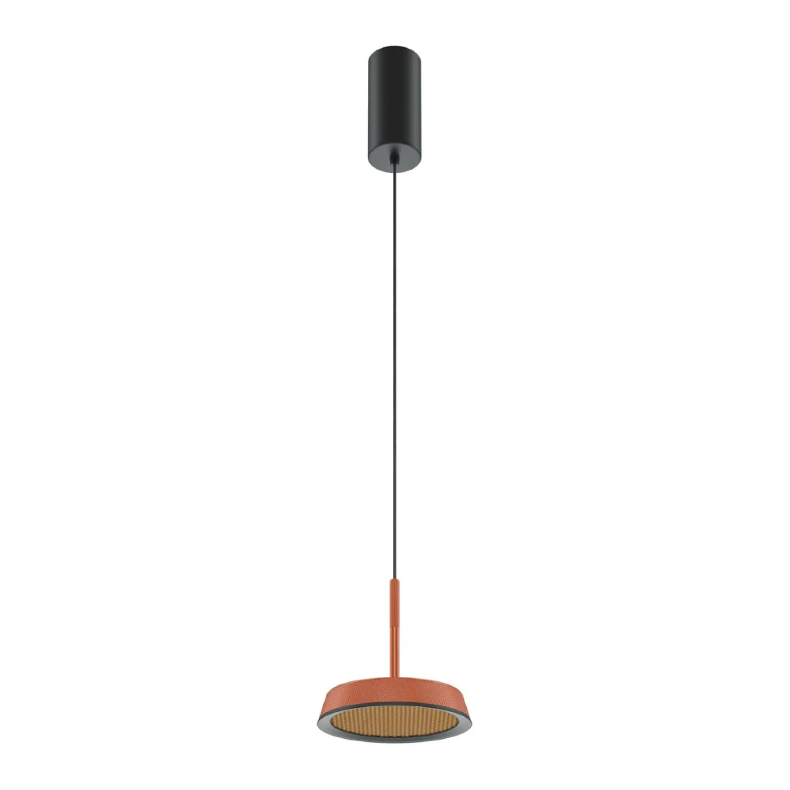 Cheap Pomarańczowa lampa wisząca, skracalna MOD041PL-L15TR3K z serii EL Żyrandole Nowoczesne