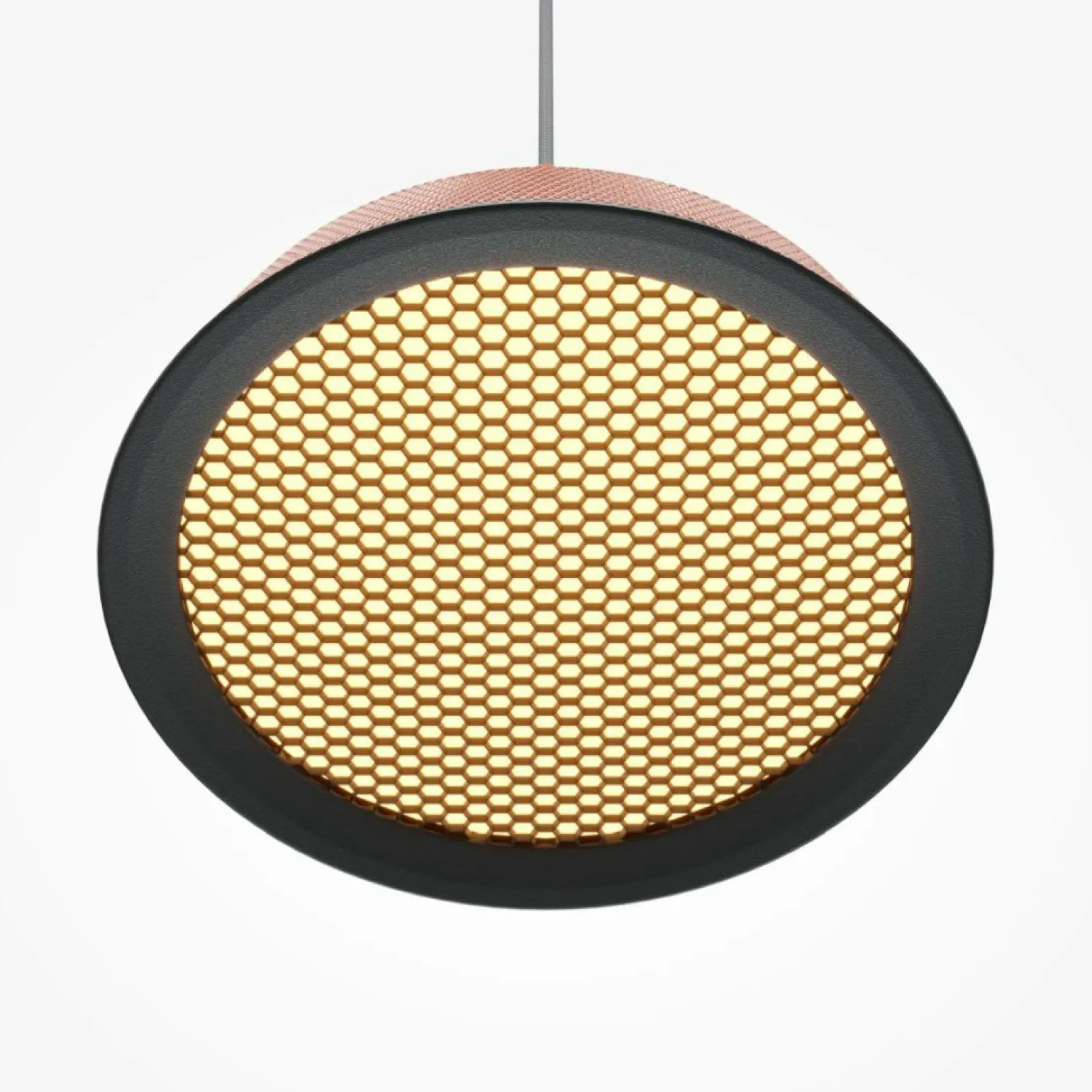 Cheap Pomarańczowa lampa wisząca, skracalna MOD041PL-L15TR3K z serii EL Żyrandole Nowoczesne