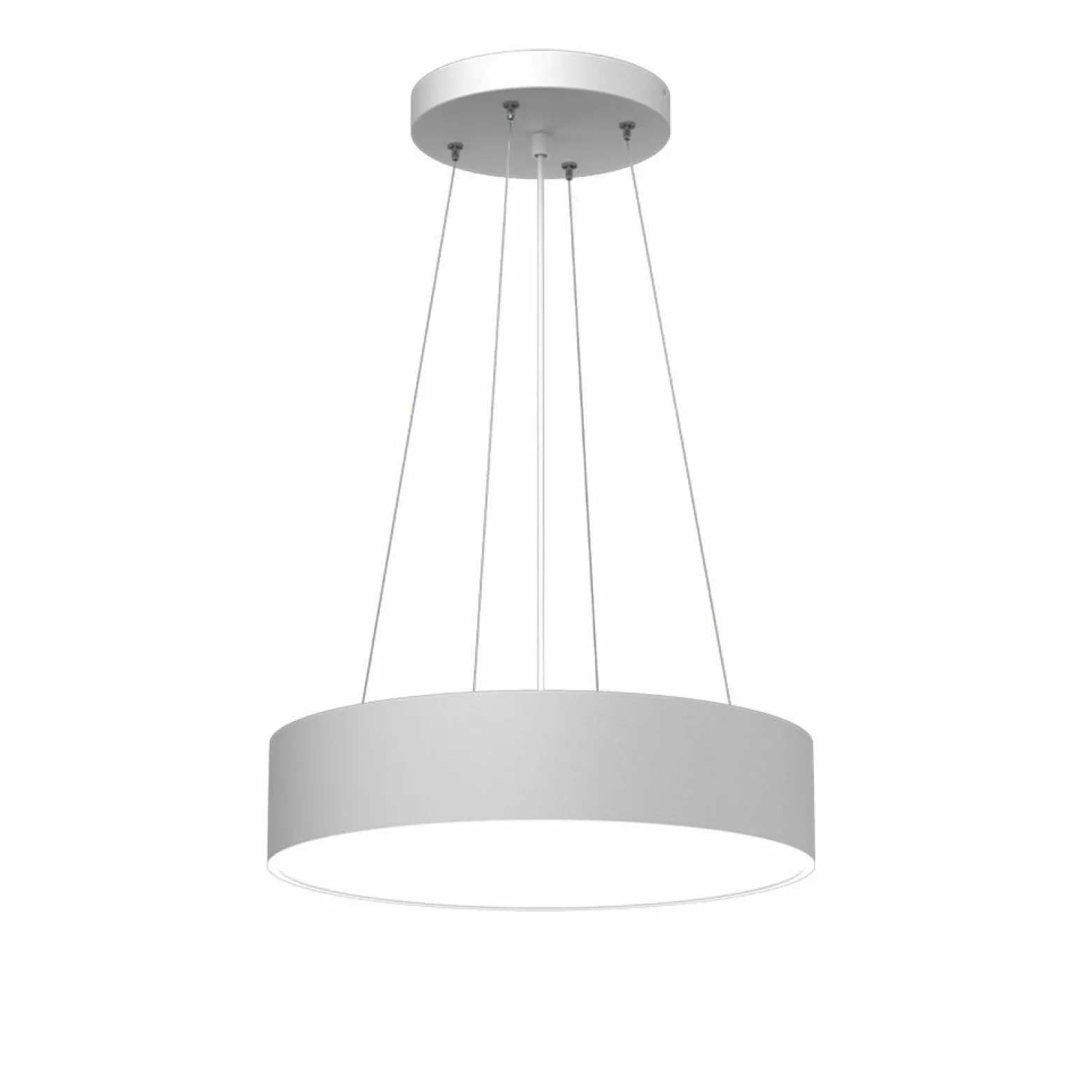 Outlet Ponadczasowa, biała lampa wisząca ⌀40cm ANT 5205 SENGO | Kaja Żyrandole Nowoczesne