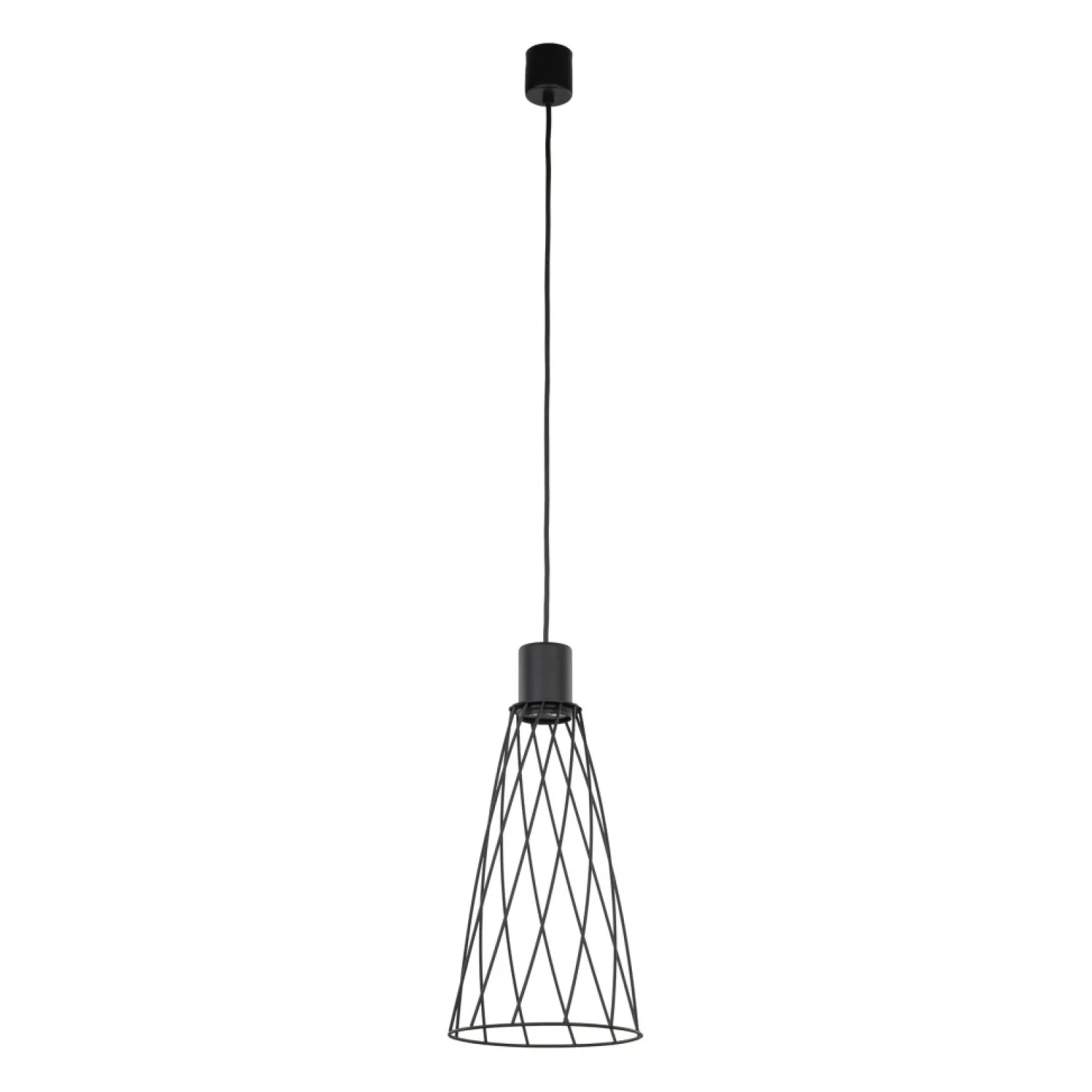 Online Ponadczasowa, druciana lampa wisząca TK 10161 MODESTO BLACK | Kaja Żyrandole Nowoczesne