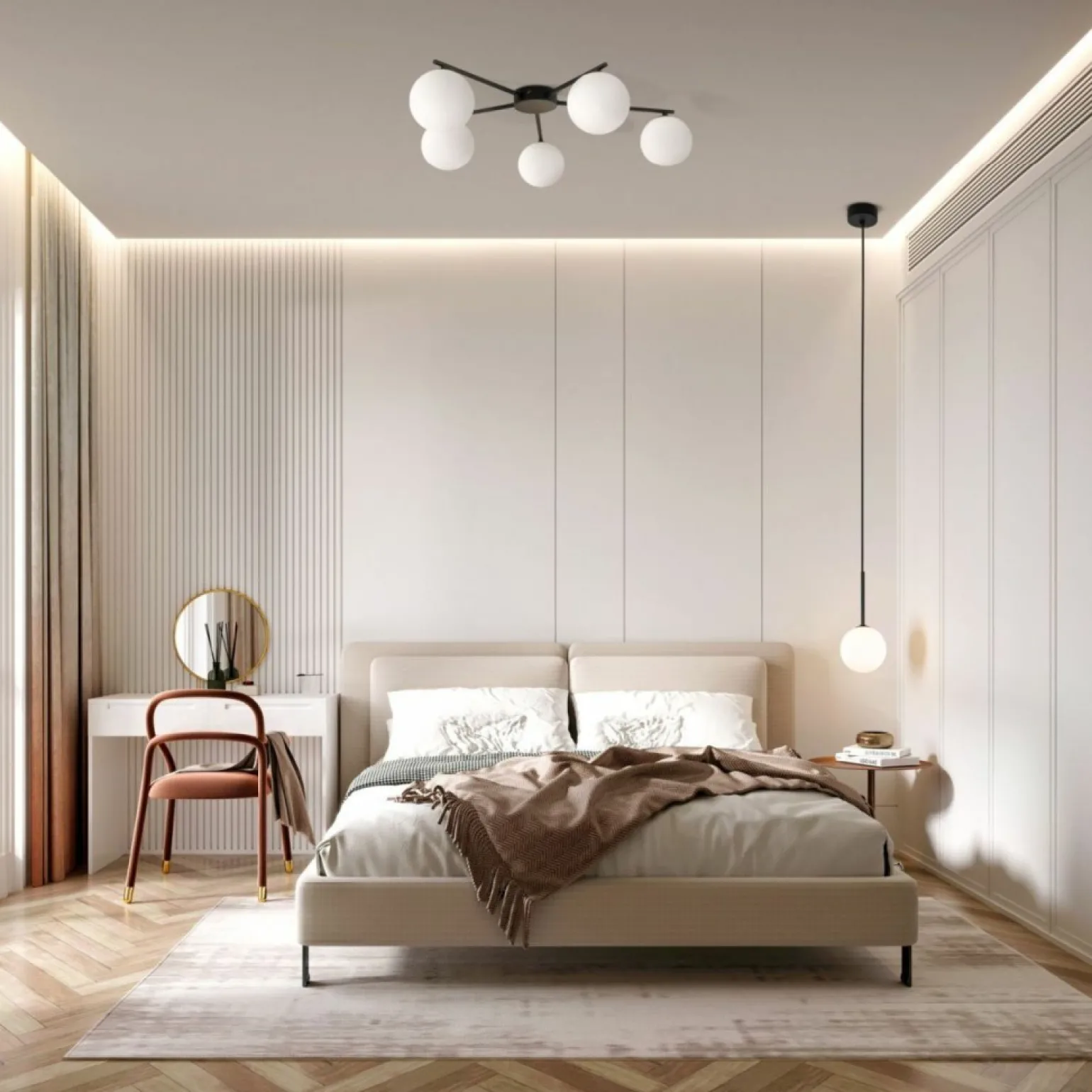 New Ponadczasowa lampa sufitowa z kulami TK 10262 ELTON BLACK | Kaja Żyrandole Nowoczesne