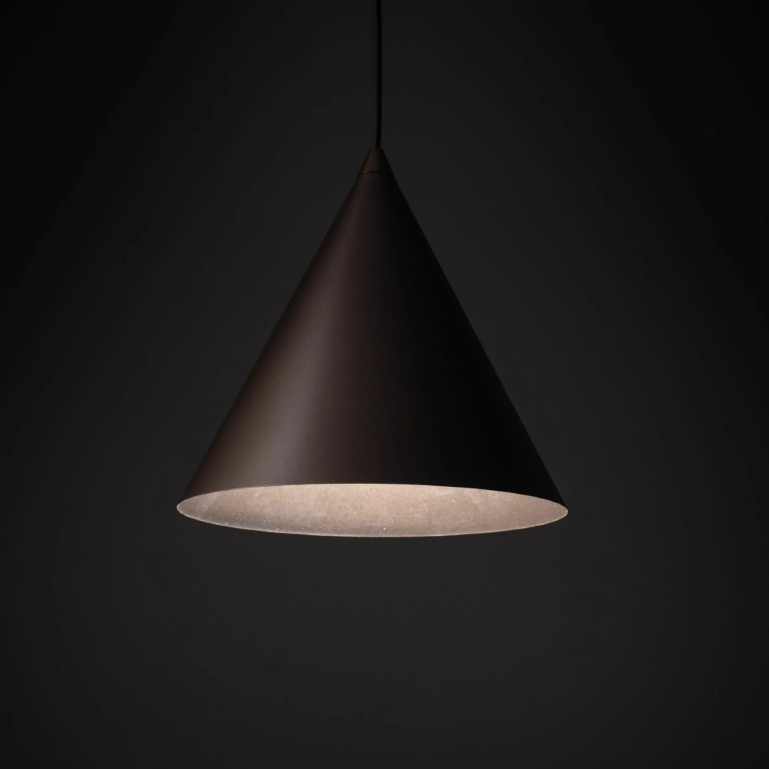 Best Sale Ponadczasowa lampa w kolorze brązowym ⌀25cm TK 10037 CONO | Kaja Żyrandole Nowoczesne