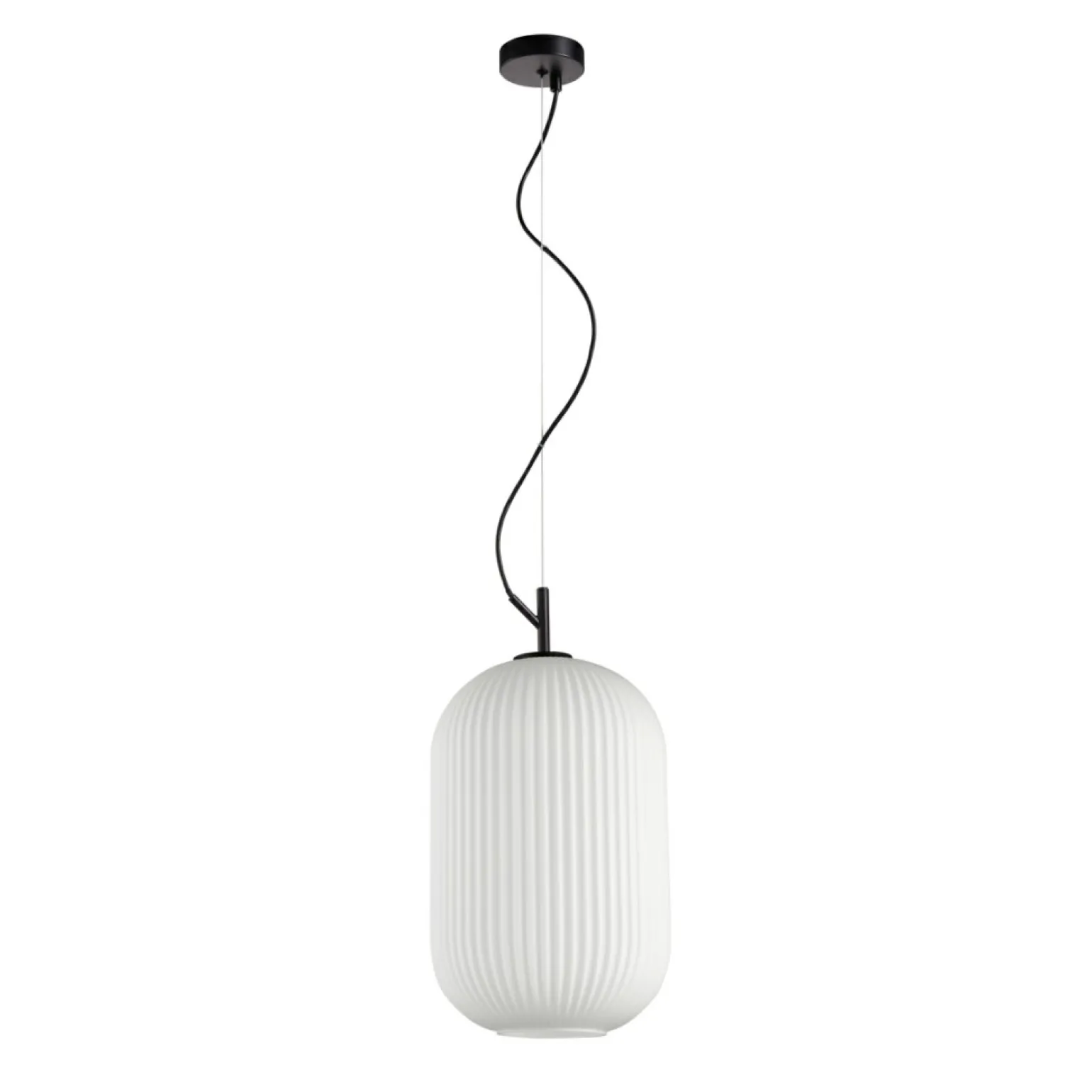 Outlet Ponadczasowa lampa wisząca do kuchni PND-64536D-L-BL-OPA RUES | Kaja Żyrandole Nowoczesne