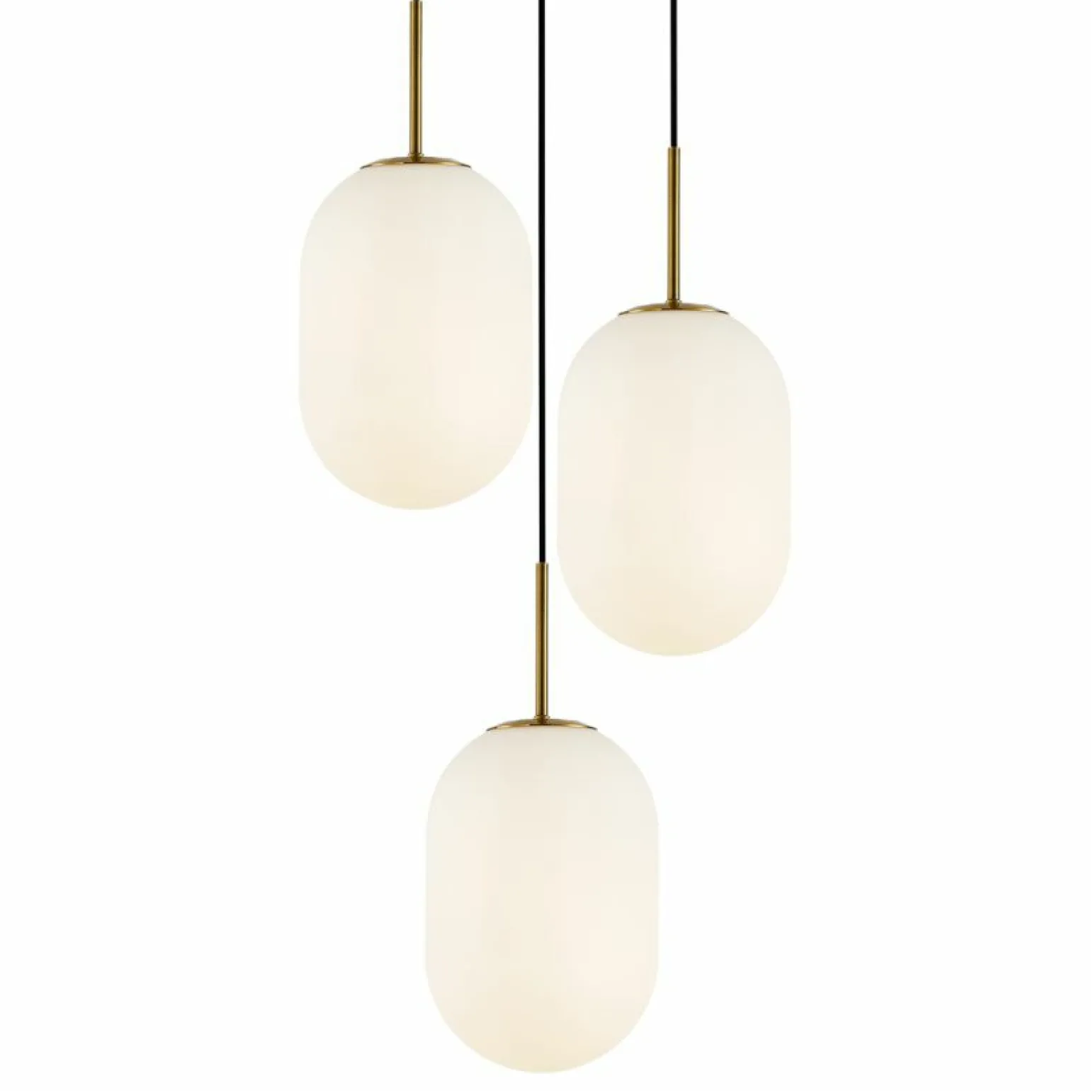 Fashion Ponadczasowa lampa wisząca z 3 zwisami ML0315 ALIAS | Kaja Oświetlenie Żyrandole Nowoczesne