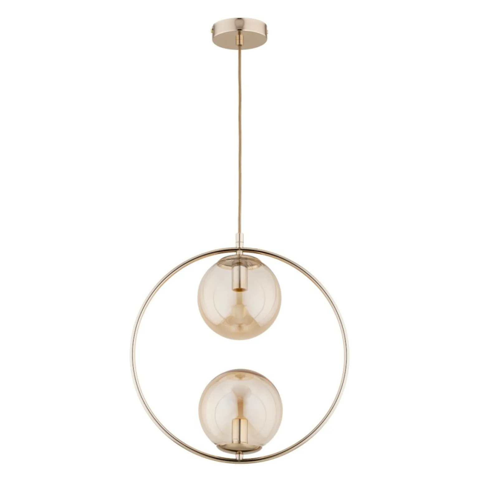 New Ponadczasowa lampa wisząca z kloszami AL 62436 z serii ADINO Żyrandole Nowoczesne