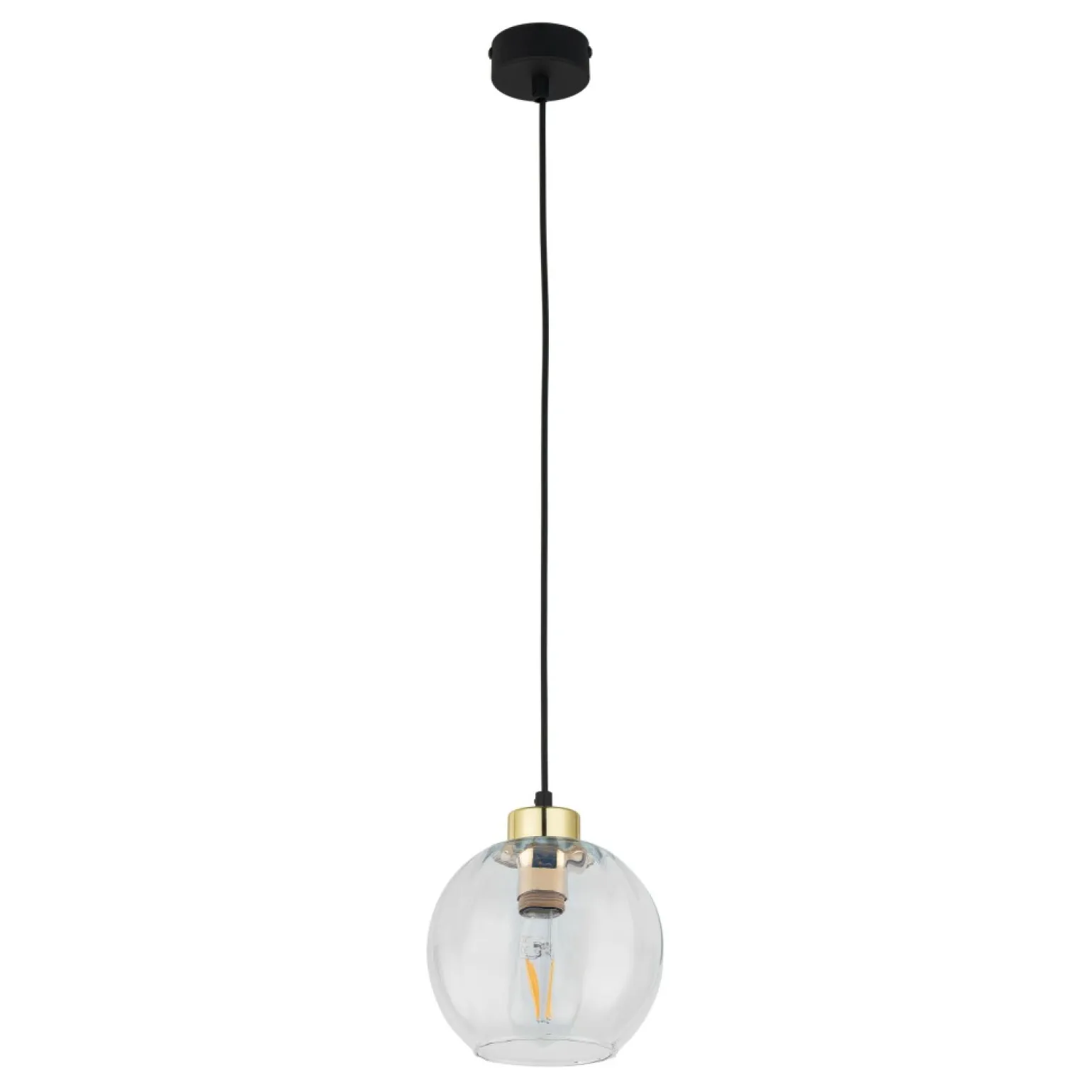 Sale Ponadczasowa lampa wisząca z ozdobnym kloszem TK 4646 z serii DEVI Żyrandole Nowoczesne
