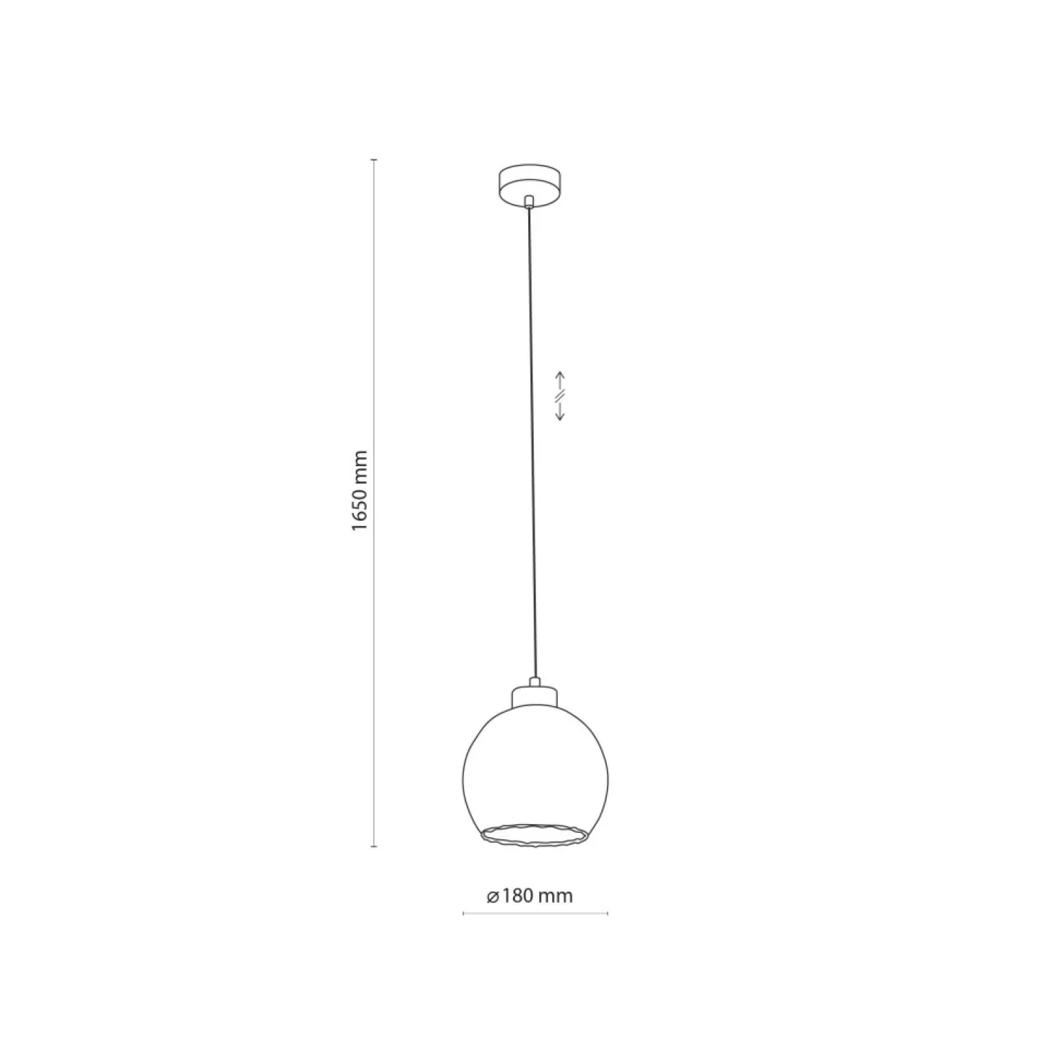 Sale Ponadczasowa lampa wisząca z ozdobnym kloszem TK 4646 z serii DEVI Żyrandole Nowoczesne