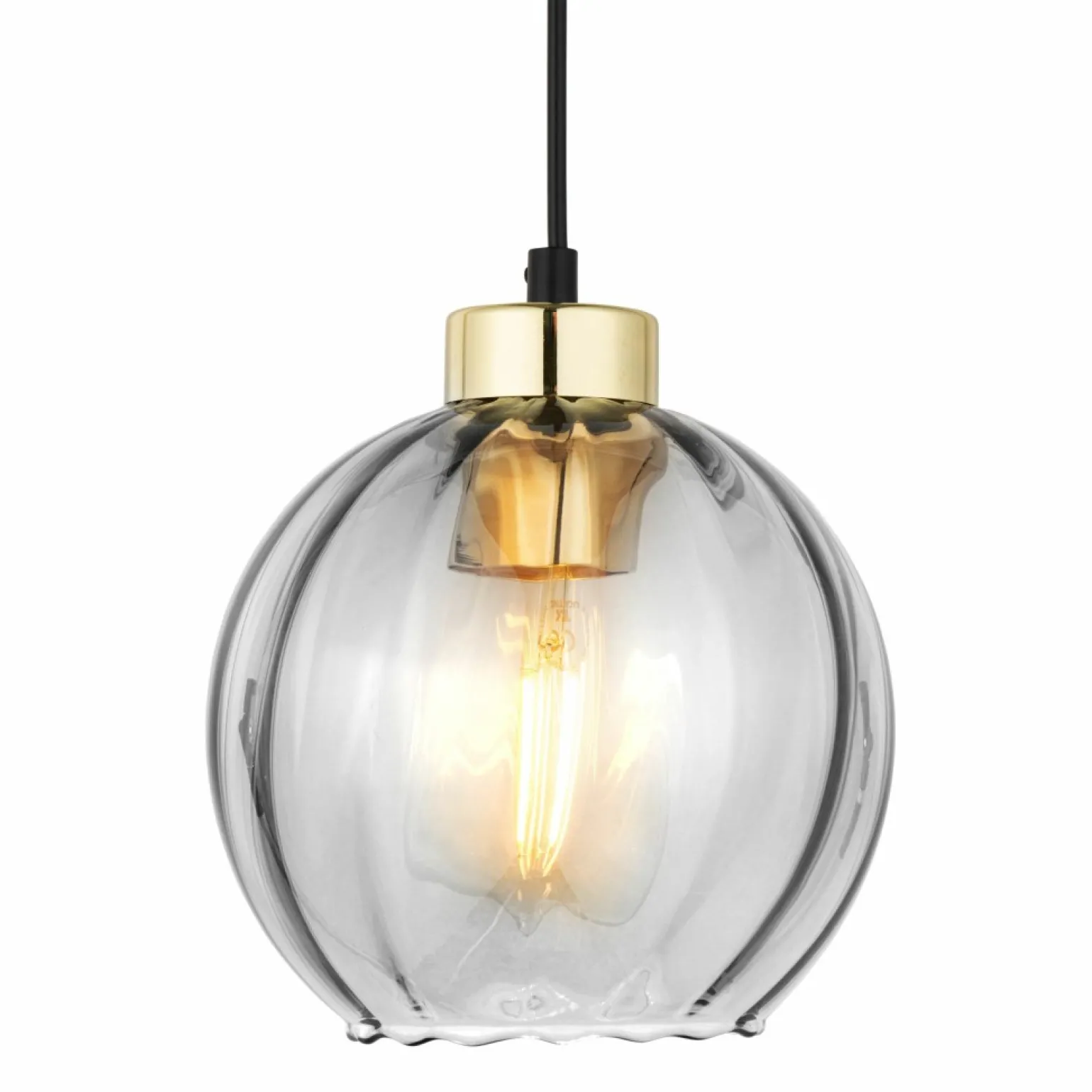 Sale Ponadczasowa lampa wisząca z ozdobnym kloszem TK 4646 z serii DEVI Żyrandole Nowoczesne