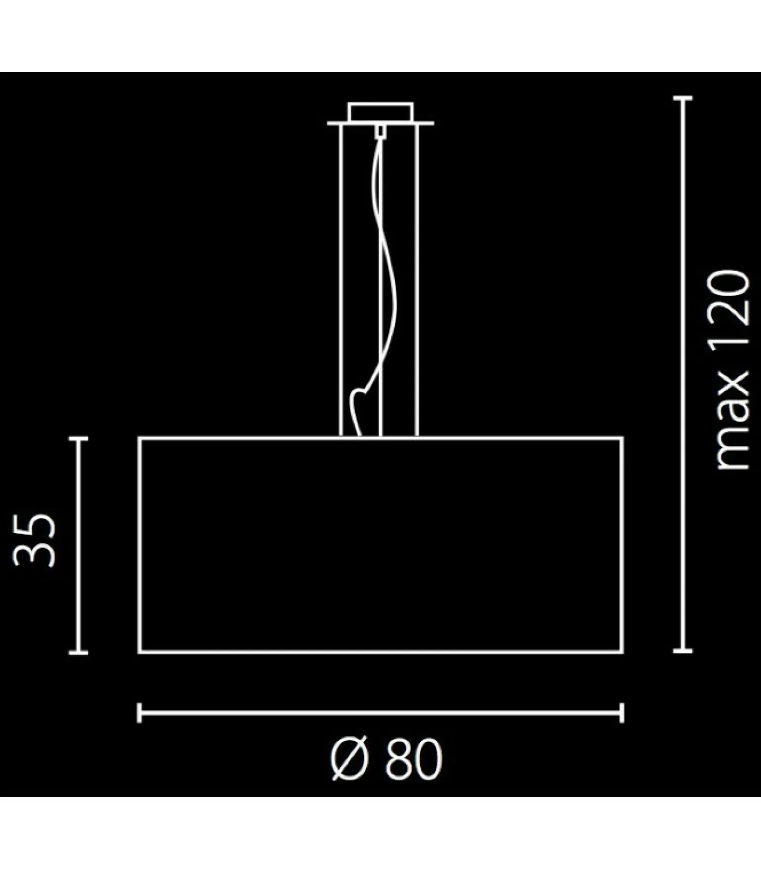 Store Ponadczasowa, prążkowana lampa wisząca ⌀80cm 67526 NODO | Kaja Żyrandole Nowoczesne