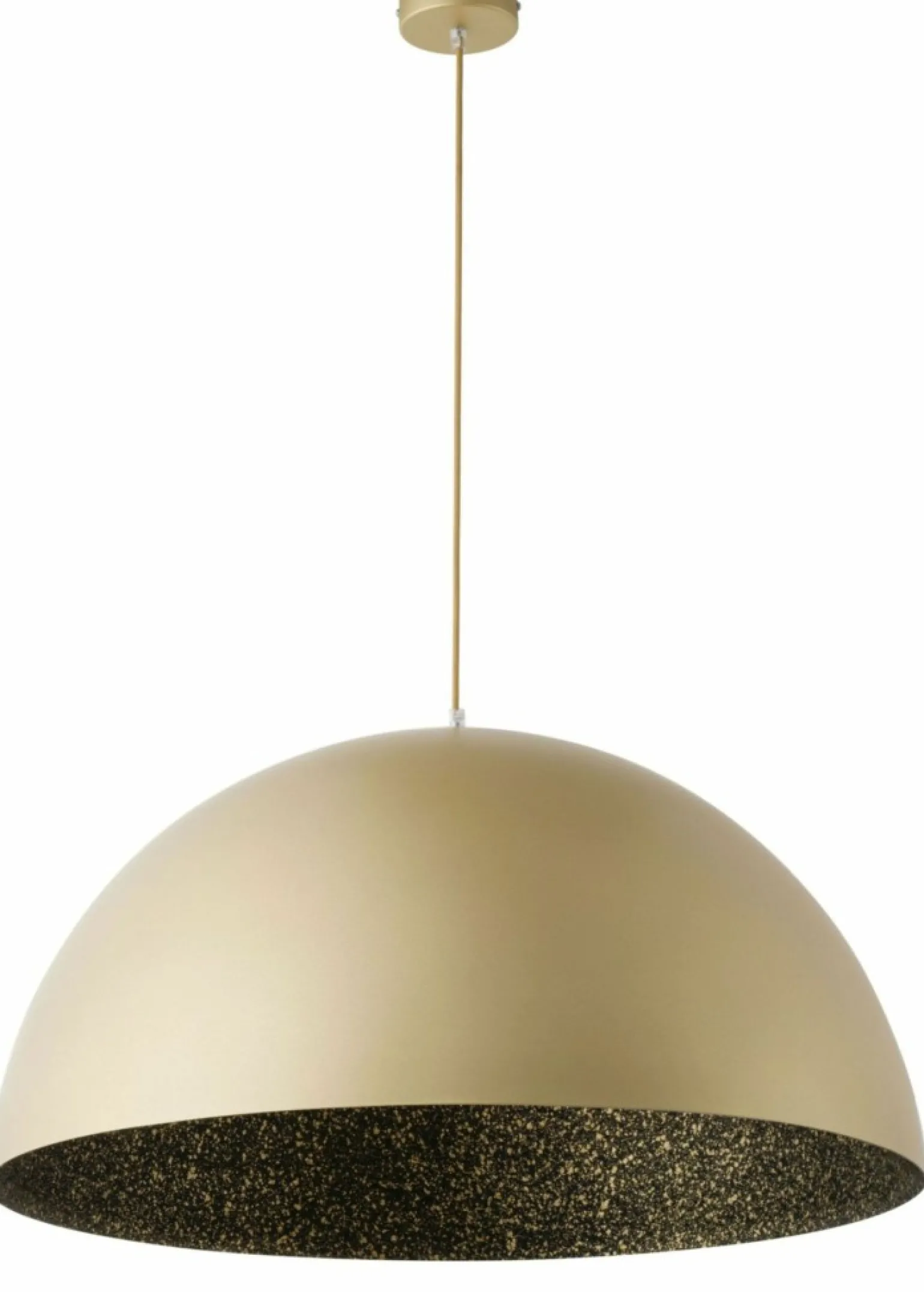 Discount Ponadczasowa, złota lampa wisząca SIG 32296 SFERA 35 ZŁ/CZ NAKR Żyrandole Nowoczesne