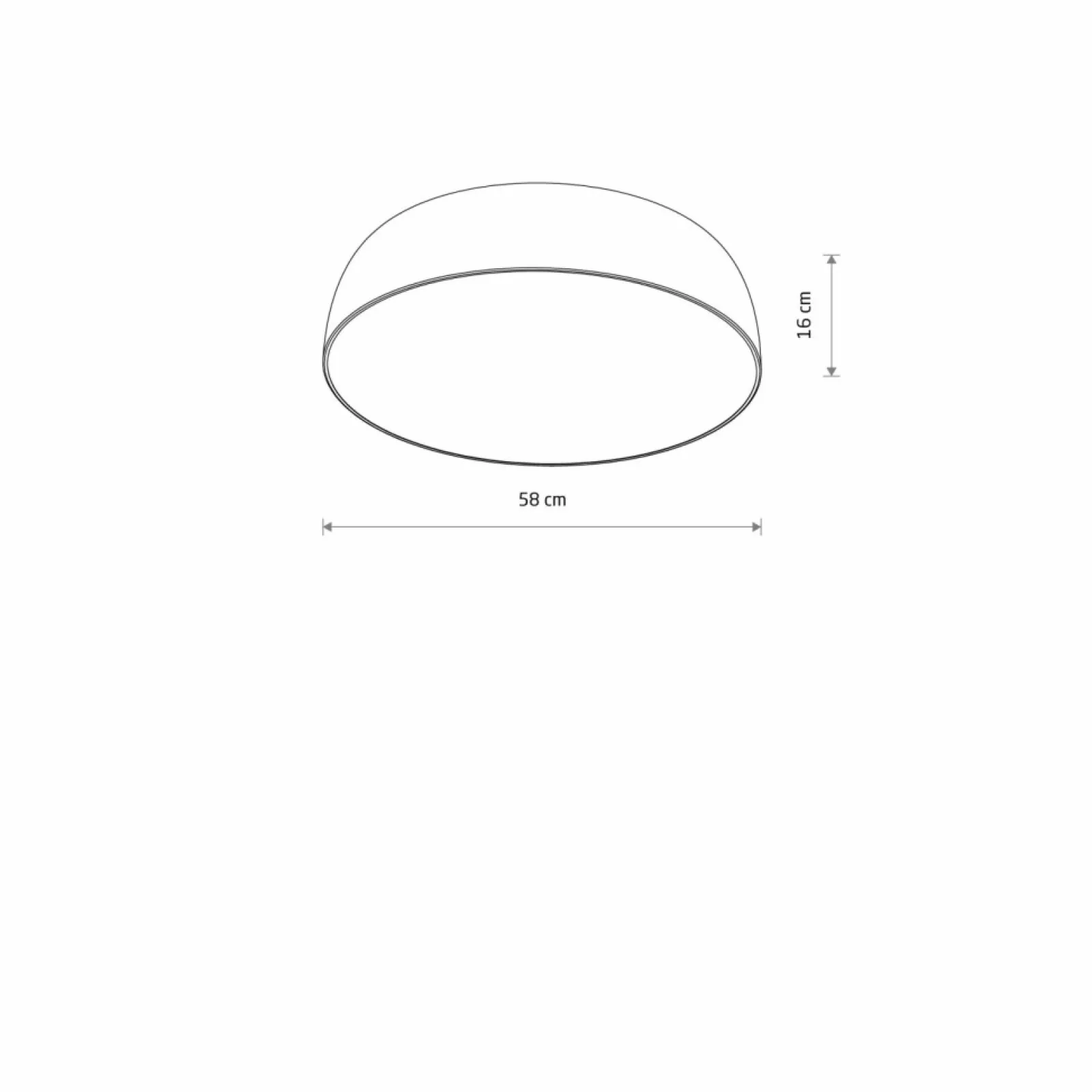 Sklep Kaja Ponadczasowy plafon do sypialni ⌀58cm 7xE27 8018 SATELLITE | Kaja* Plafony Nowoczesne | Plafony Klasyczne