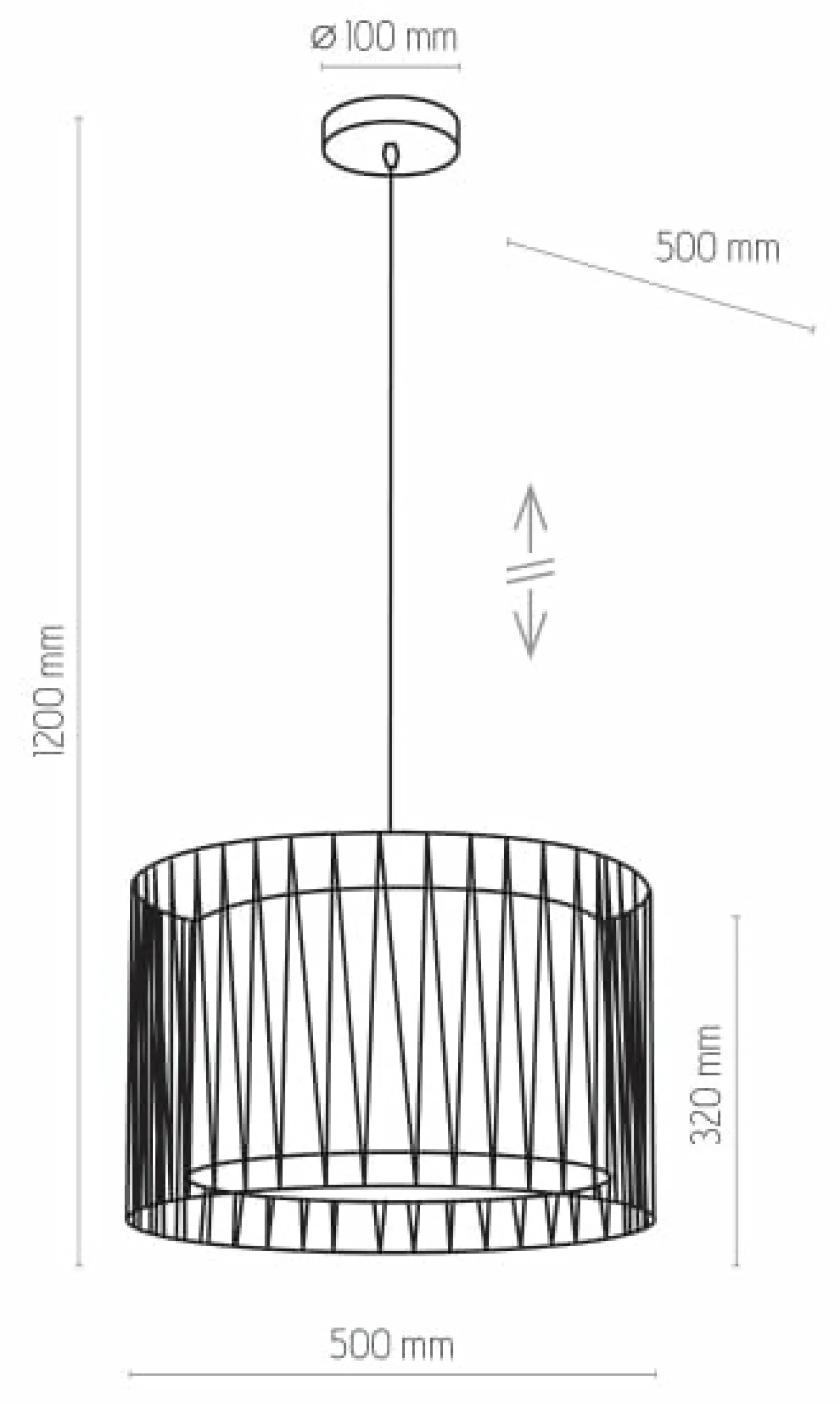 Store Ponadczasowy żyrandol do sypialni TK 1655 HARMONY BLACK | Kaja Żyrandole Nowoczesne