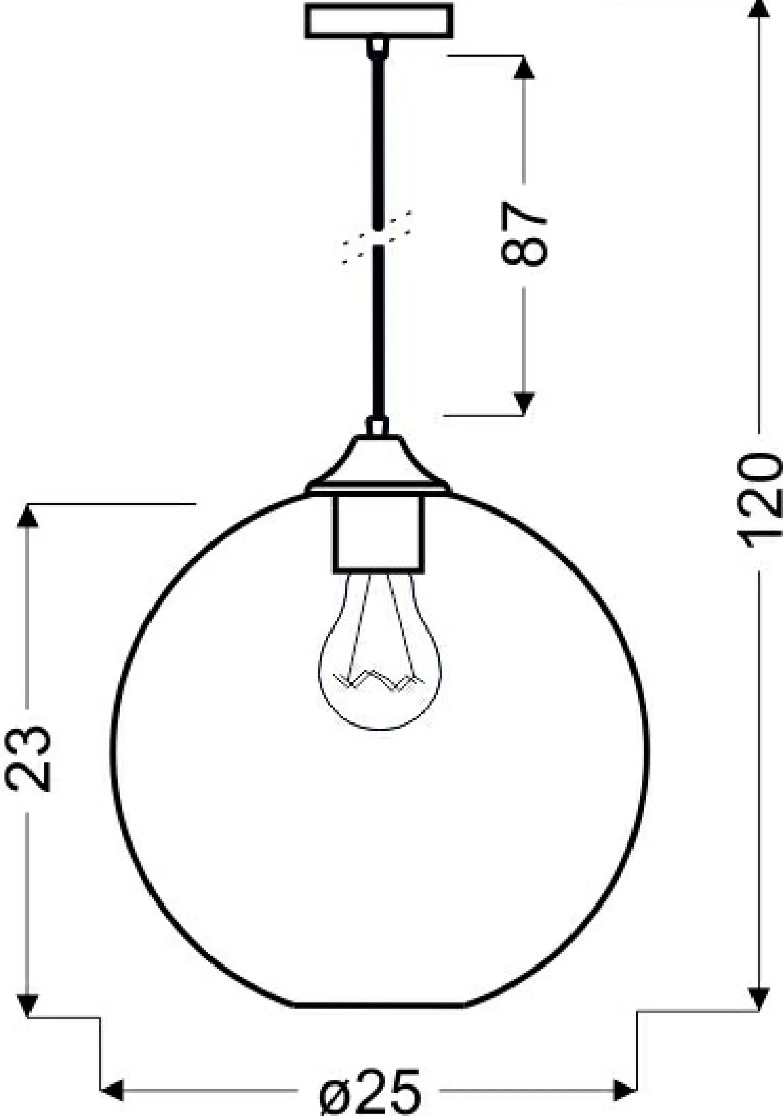 Best Ponadczasowy żyrandol z okrągłym kloszem 31-28259-Z z serii EDISON Żyrandole Nowoczesne