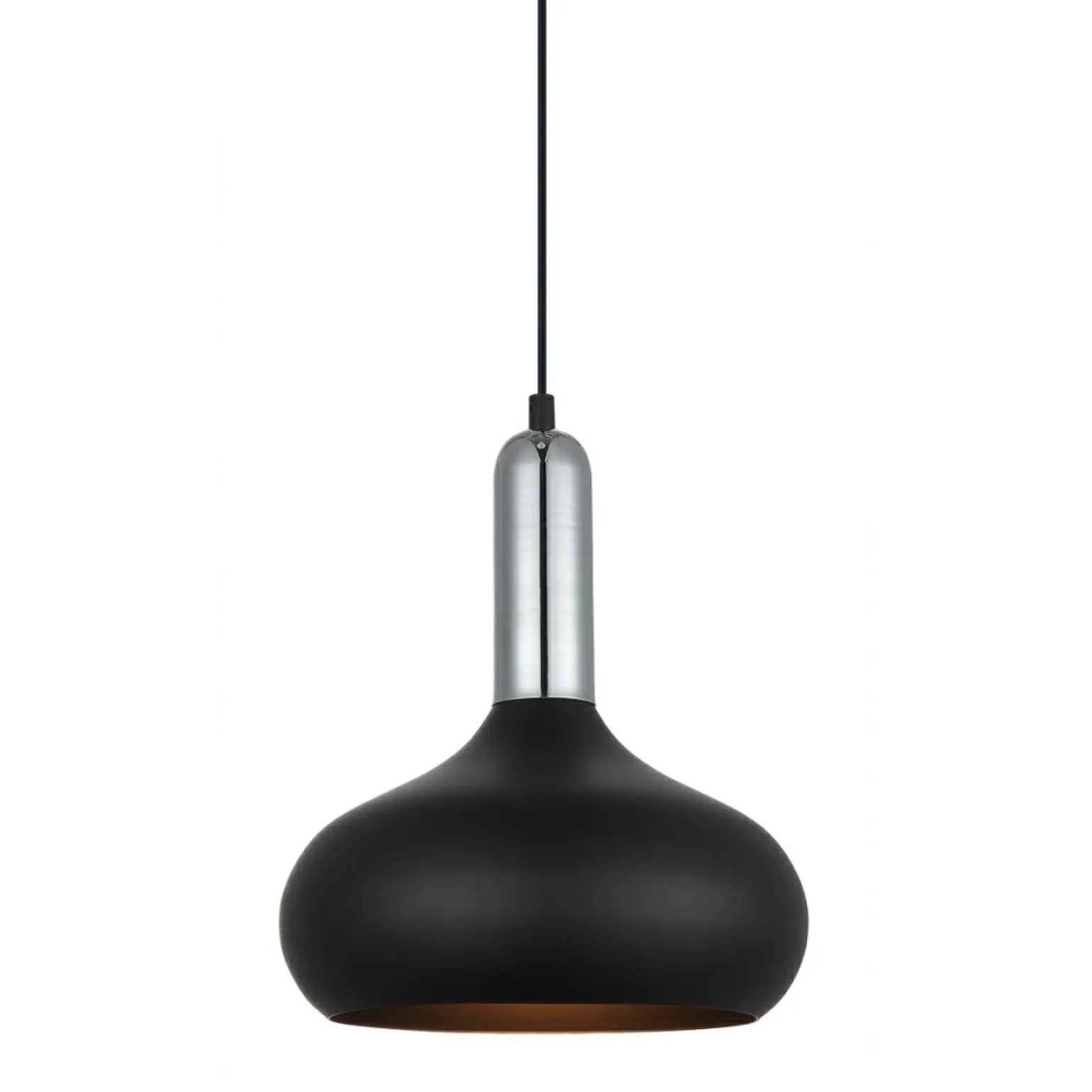 Best Sale Ponadczasowy zwis do kuchni MDM-3029/1 BK+CR QUESMO | Kaja Oświetlenie Żyrandole Nowoczesne