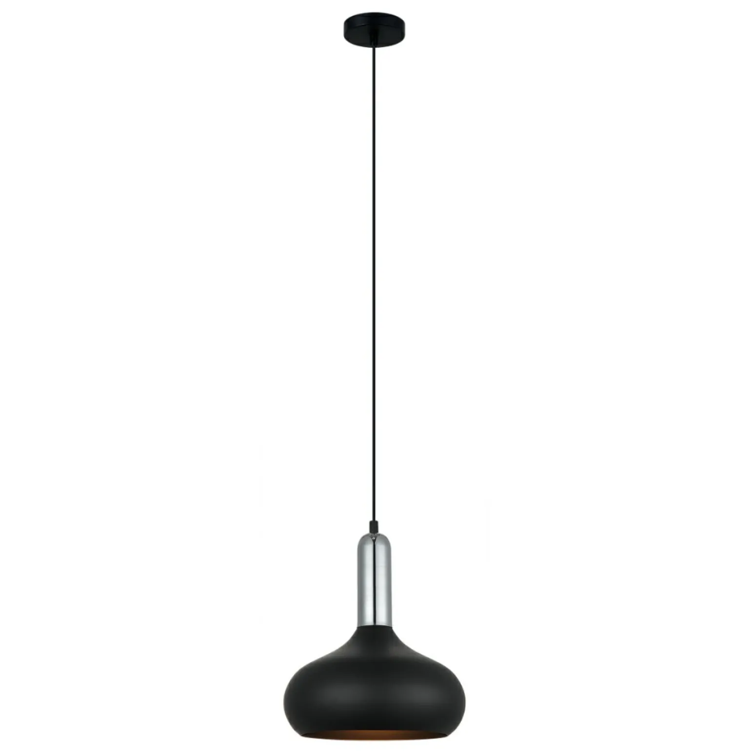 Best Sale Ponadczasowy zwis do kuchni MDM-3029/1 BK+CR QUESMO | Kaja Oświetlenie Żyrandole Nowoczesne