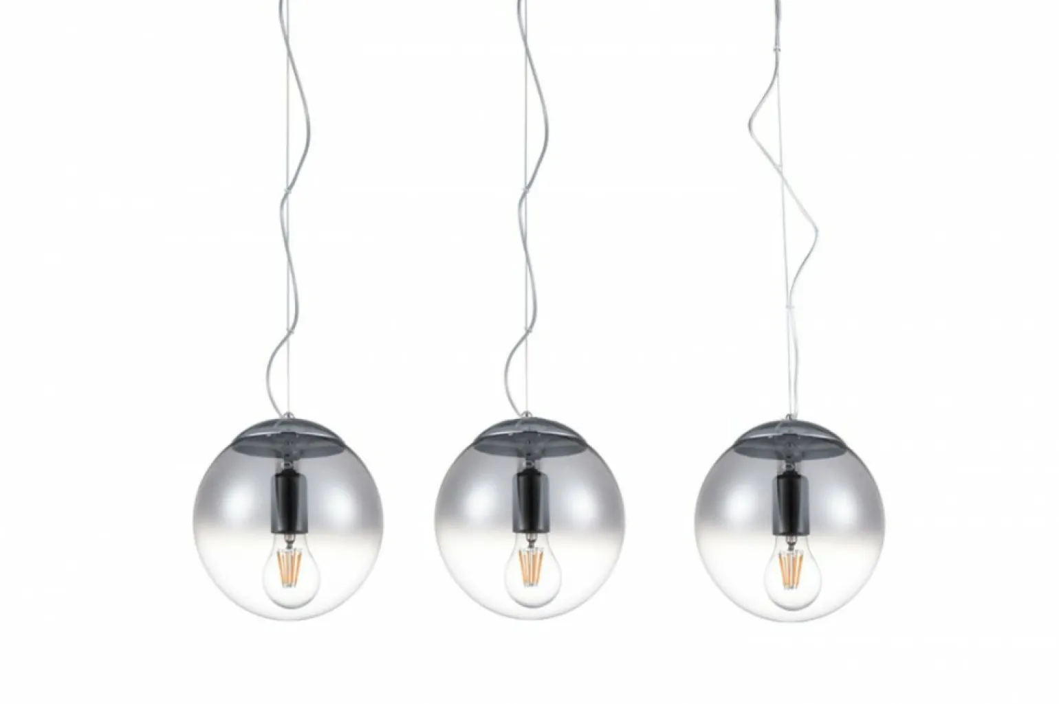 Shop Potrójna owana lampa wisząca nad stół AZ3103 IRIS | Kaja Żyrandole Nowoczesne